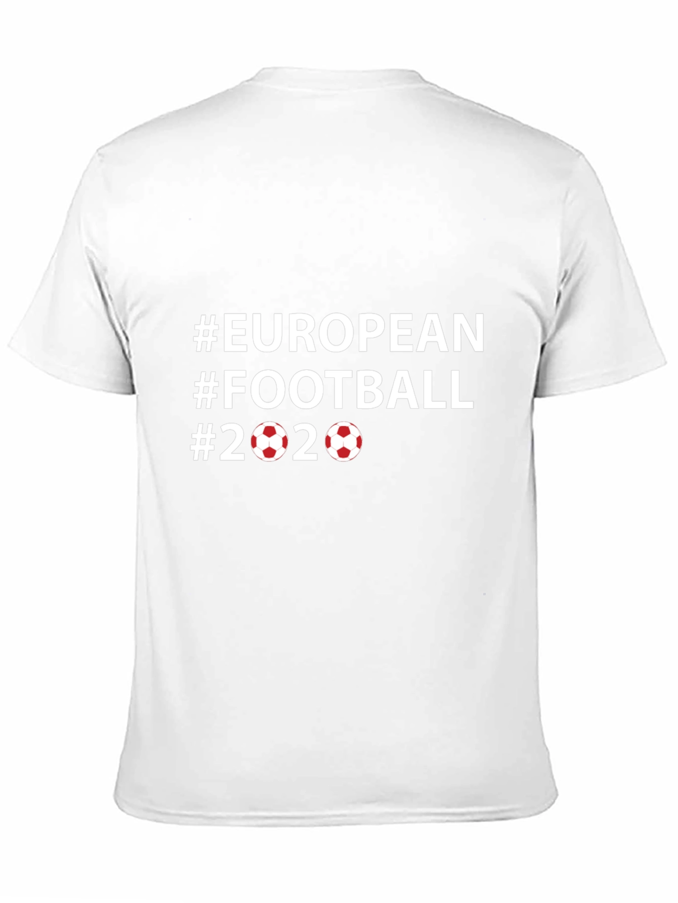 European Football 2020 Black T-Shirt