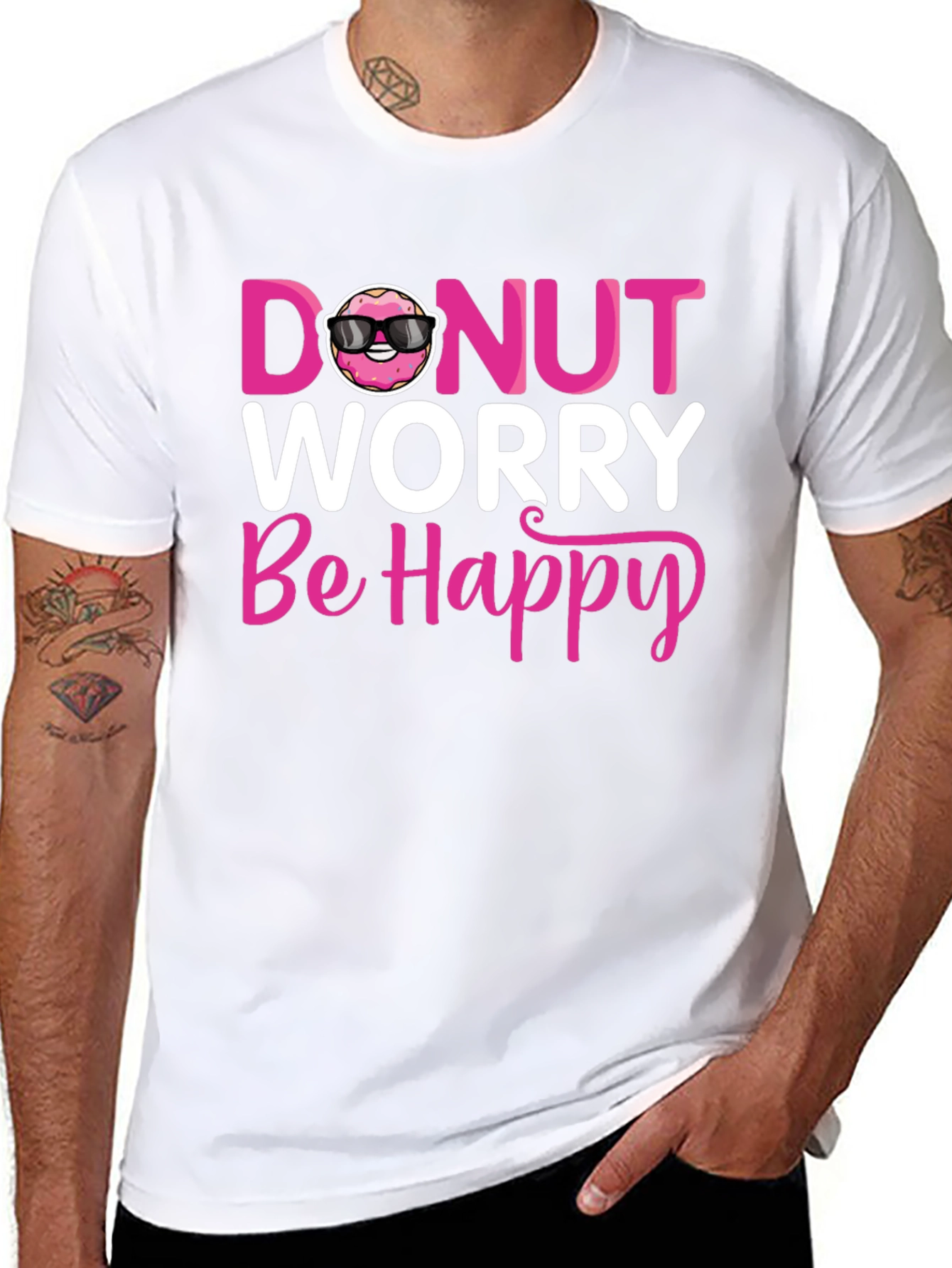 Donut Worry Be Happy T-Shirt