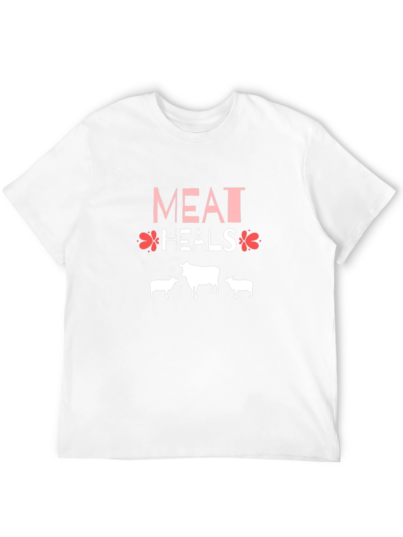 Meat Heals Black Graphic T-Shirt