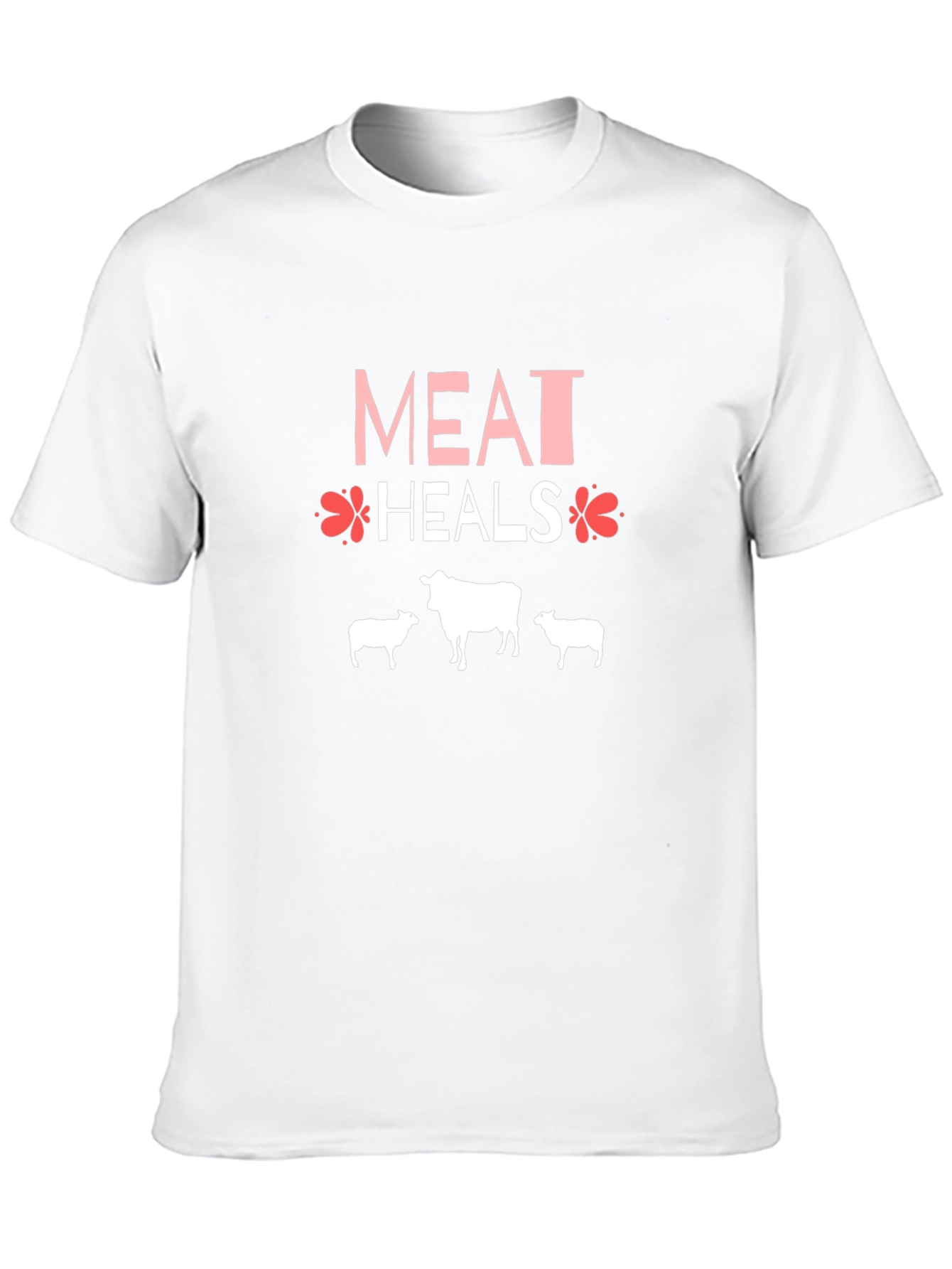 Meat Heals Black Graphic T-Shirt