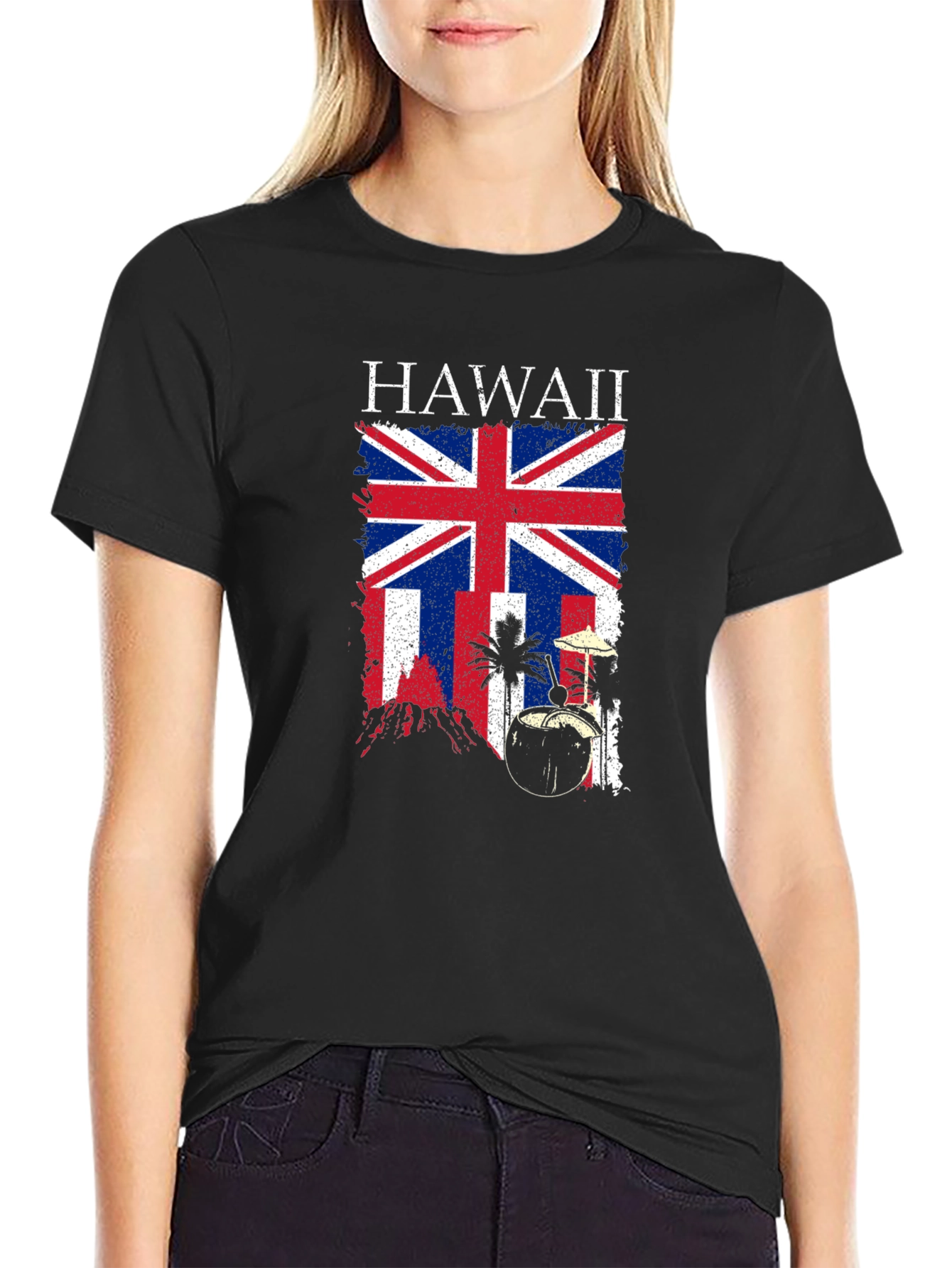 Hawaii UK Flag Graphic T-Shirt