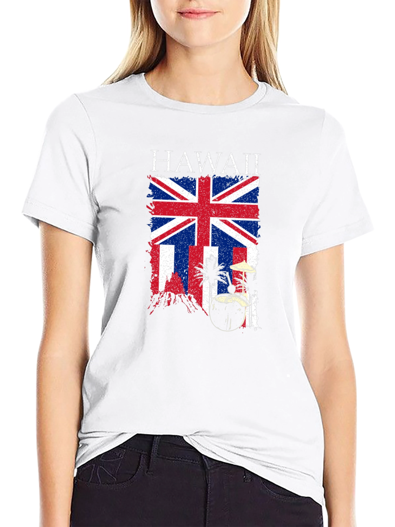Hawaii UK Flag Graphic T-Shirt