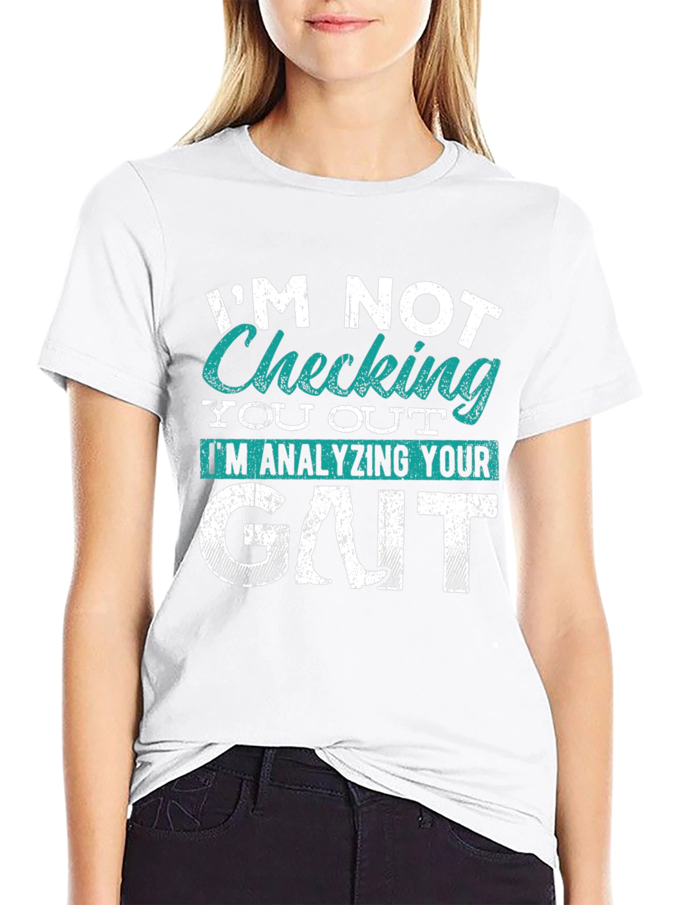 Im Not Checking You Out Gait Analysis T-Shirt