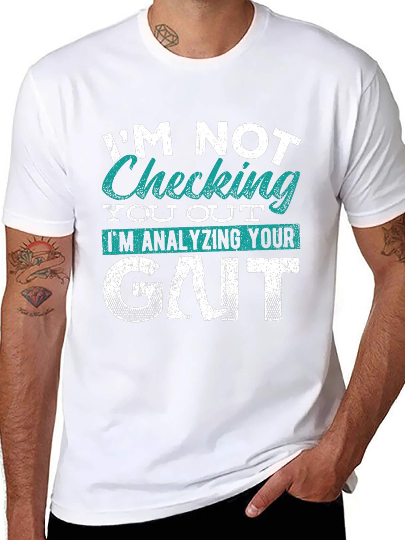 Im Not Checking You Out Gait Analysis T-Shirt