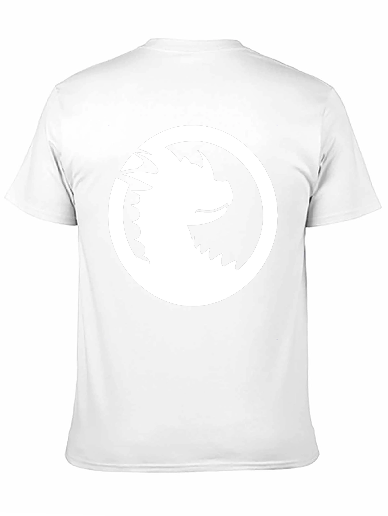 Dragon Circle Graphic Tee - Black Casual Shirt