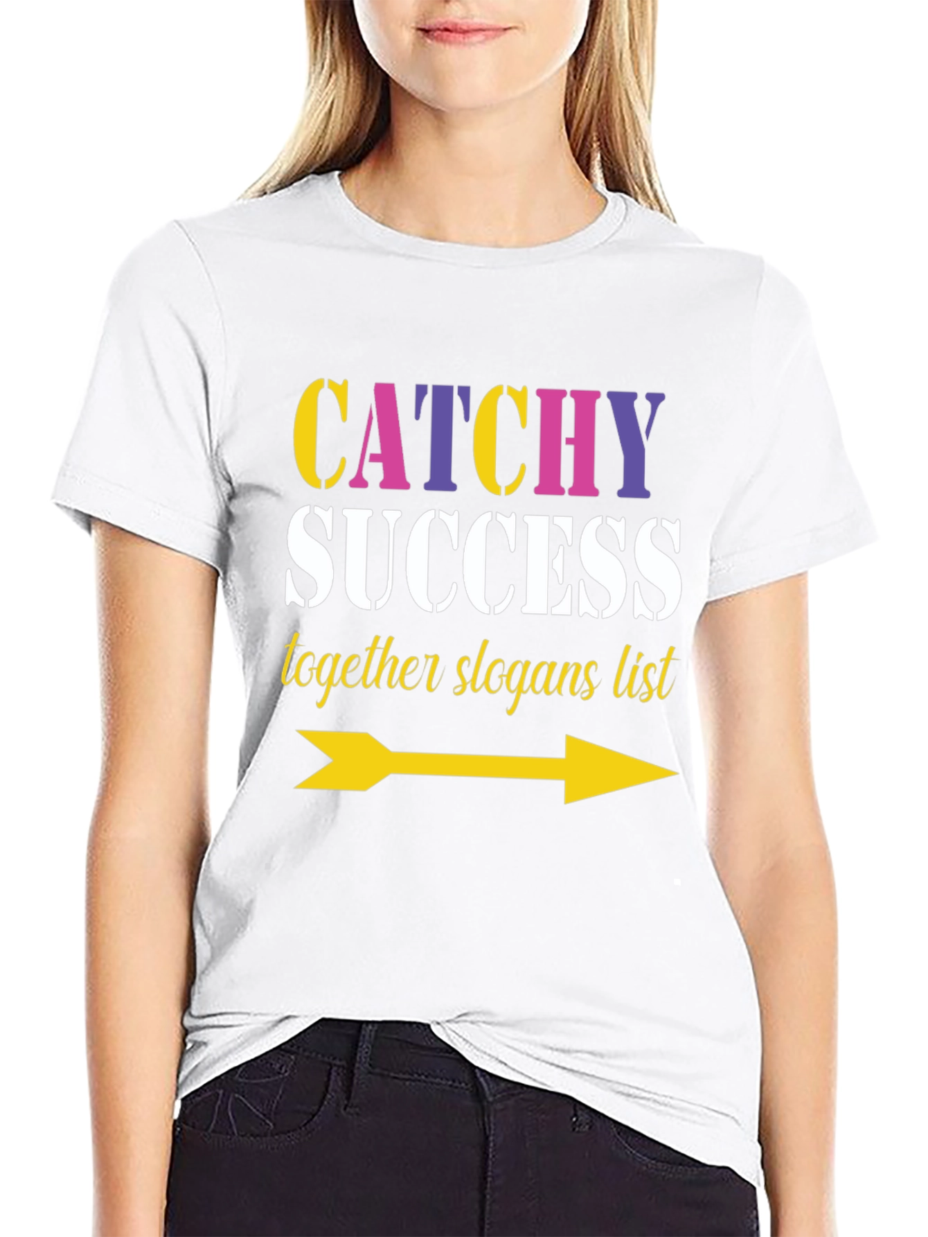 Catchy Success Slogans List Arrow T-Shirt