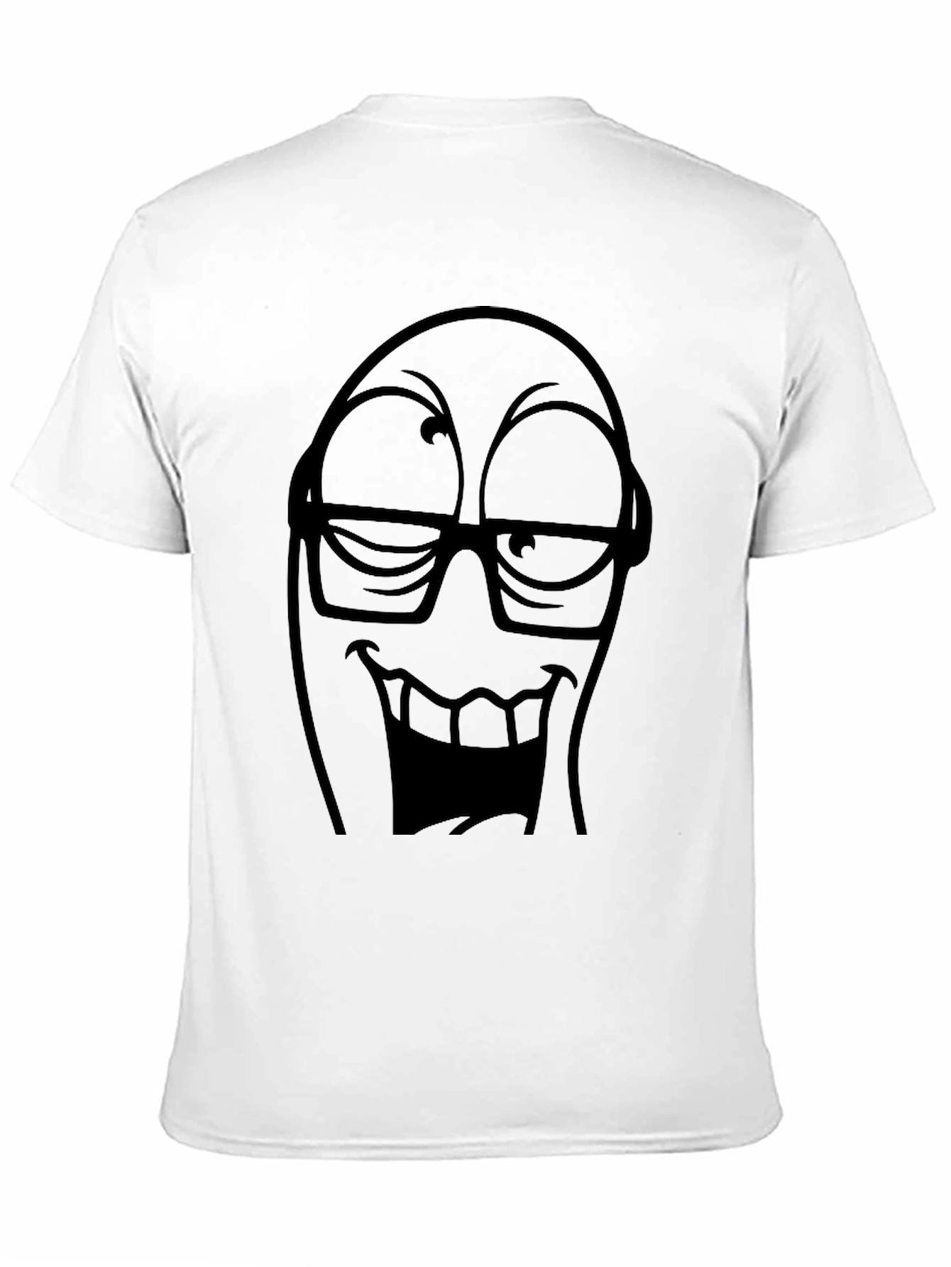 Funny Face Graphic Tee - Black T-Shirt