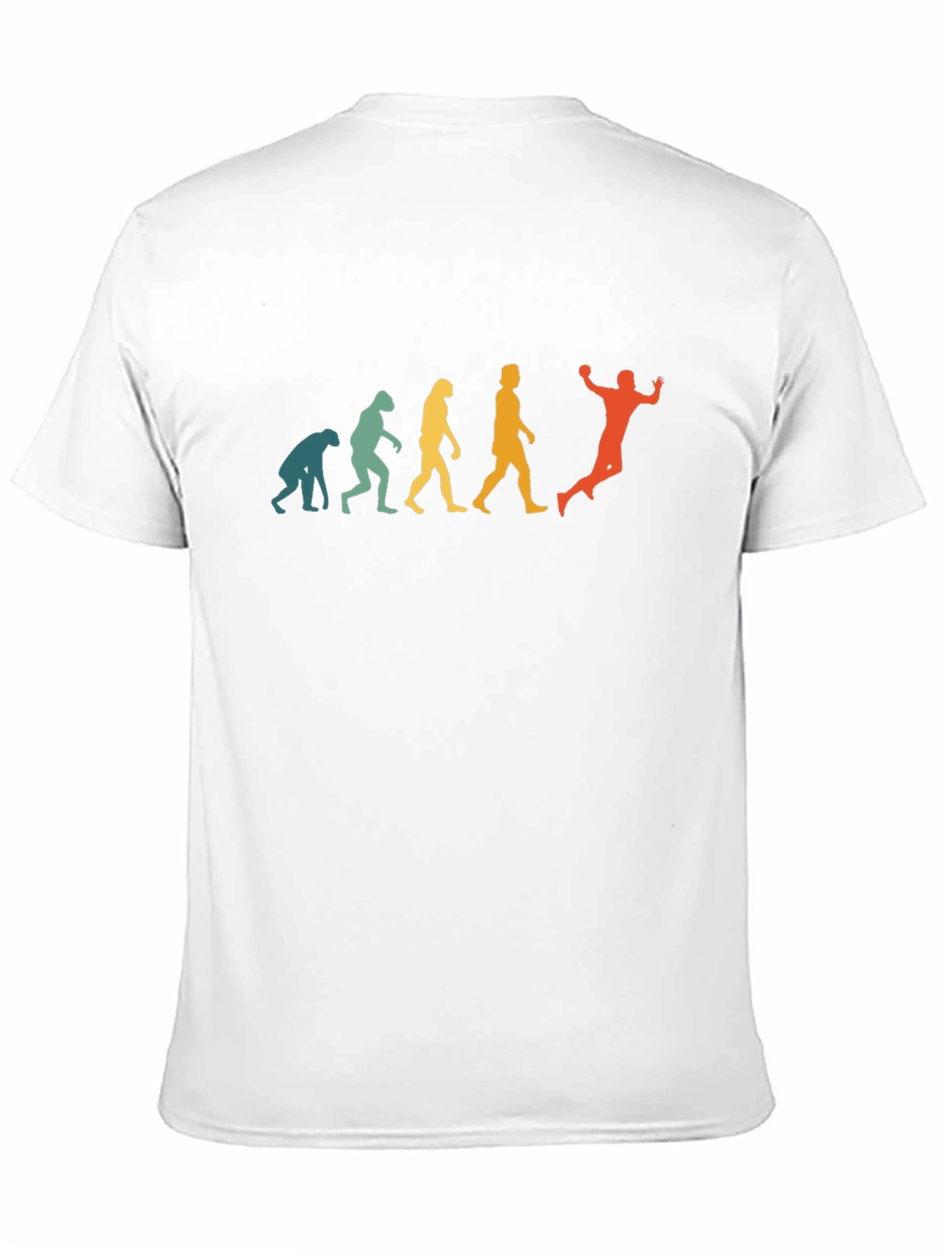 Handball Evolution Graphic T-Shirt - Retro Style