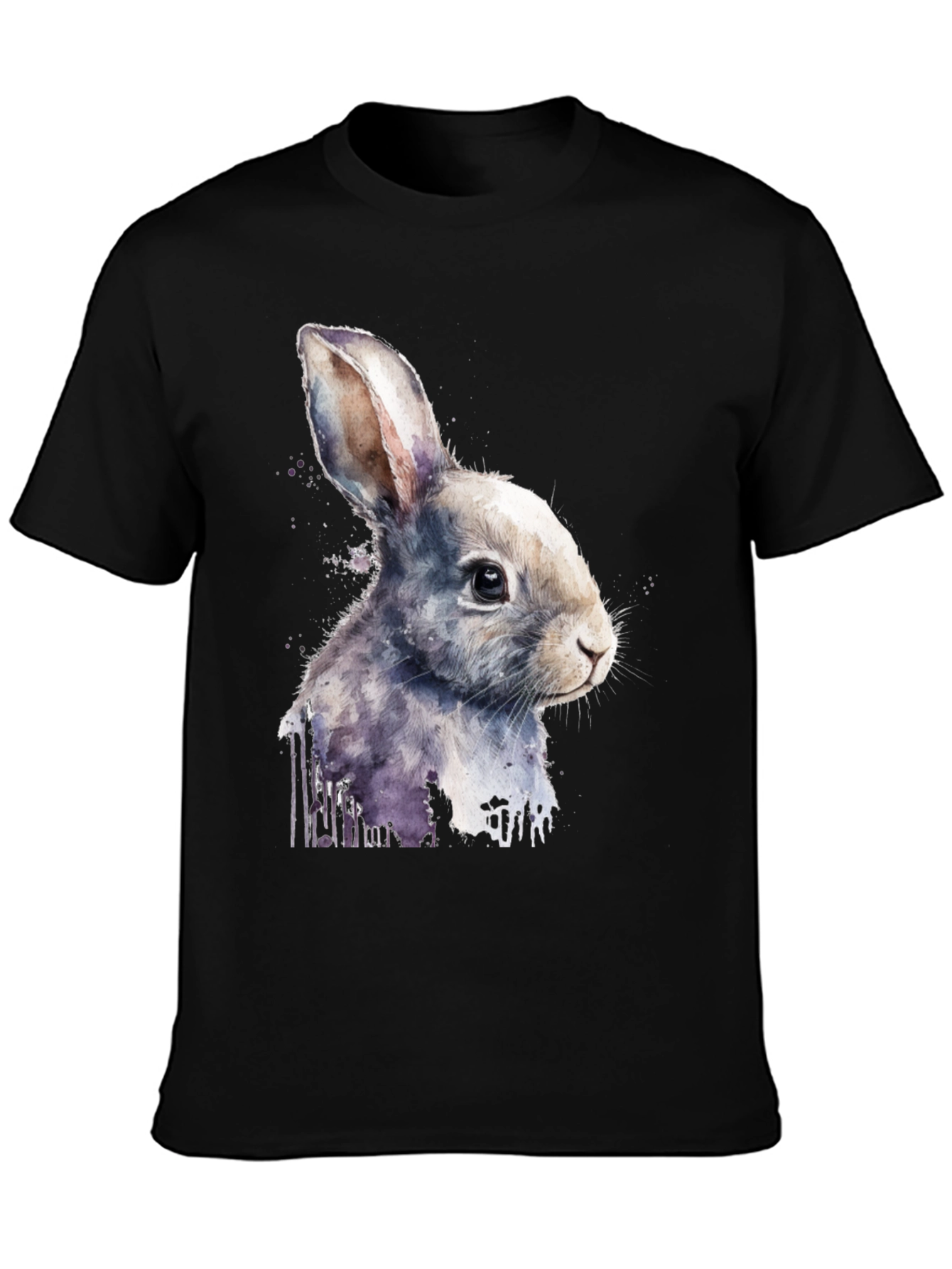 Rabbit Watercolor Graphic Tee