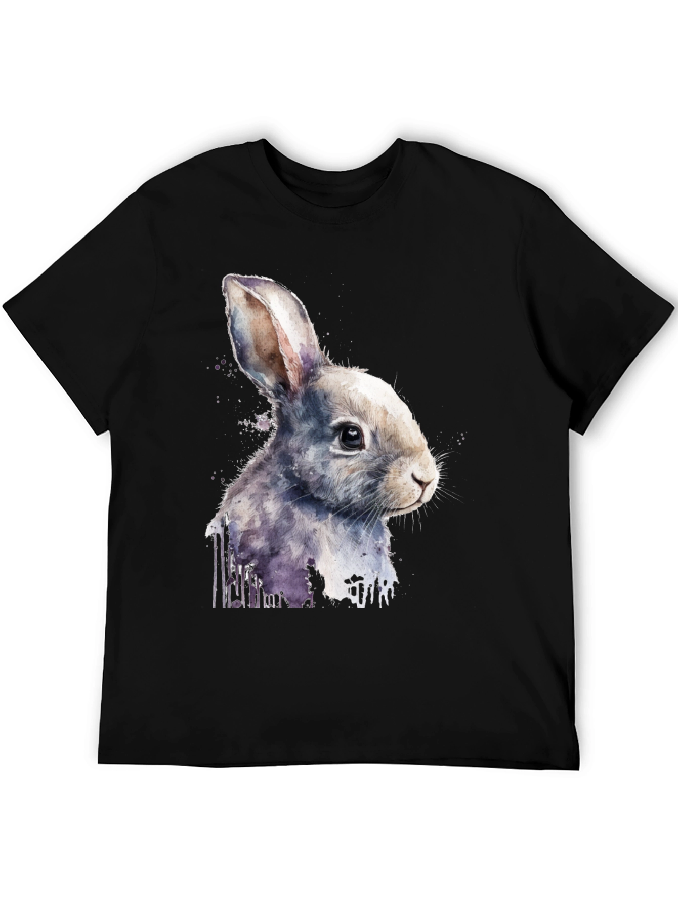 Rabbit Watercolor Graphic Tee