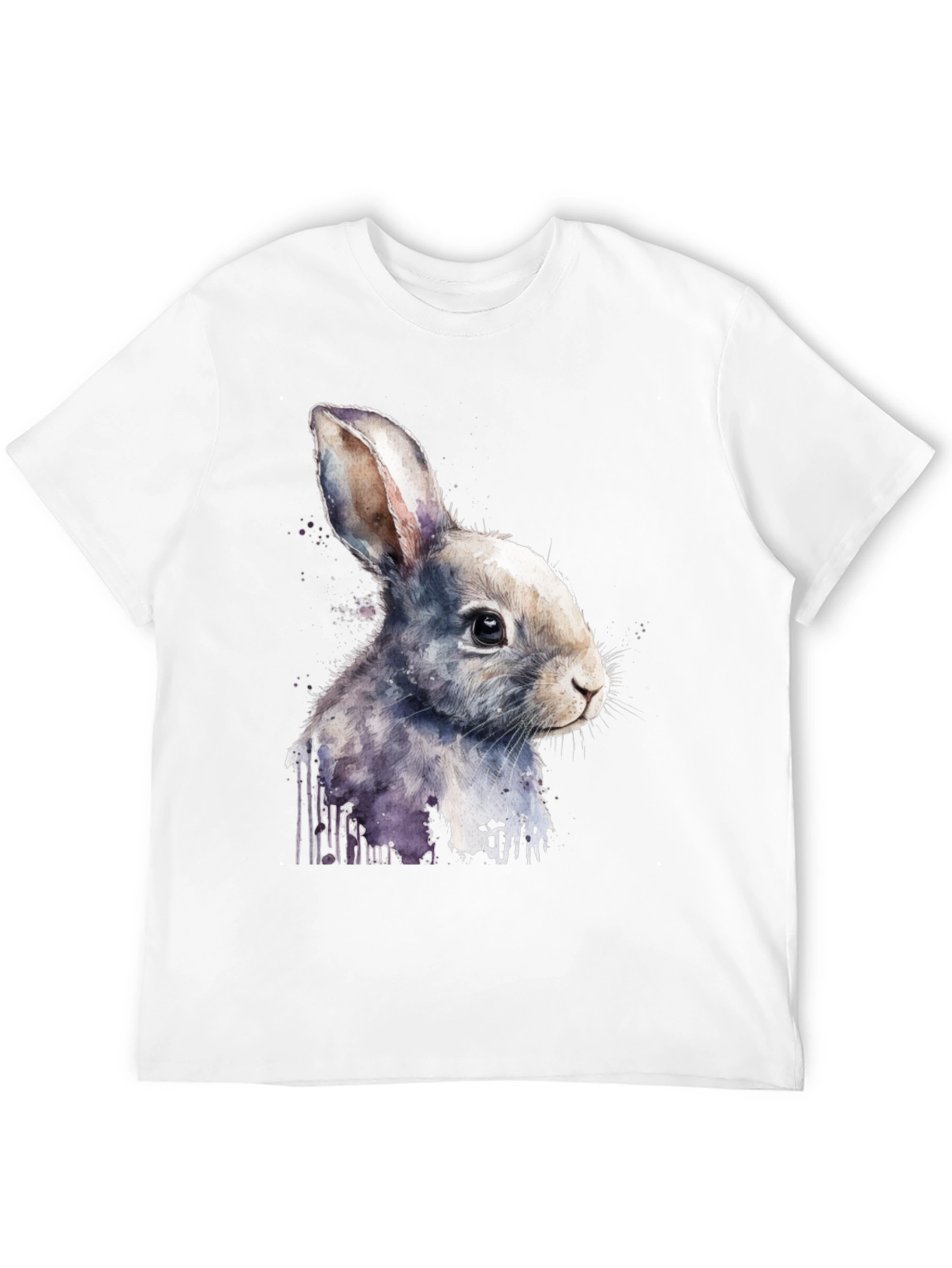 Rabbit Watercolor Graphic Tee