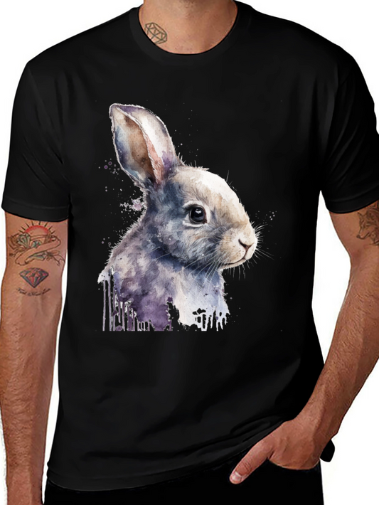 Rabbit Watercolor Graphic Tee