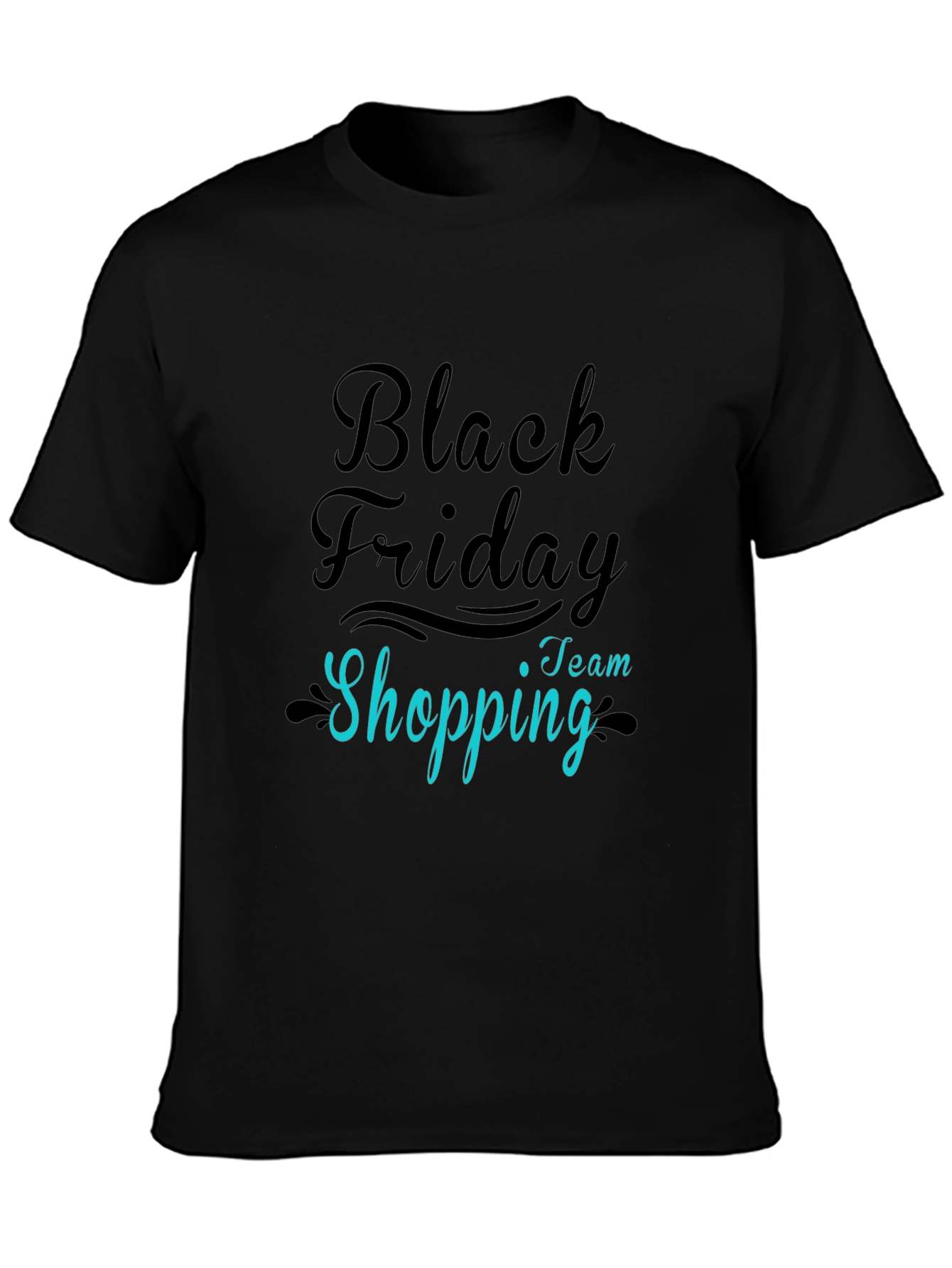 Black Friday Team Shopping Black Tee