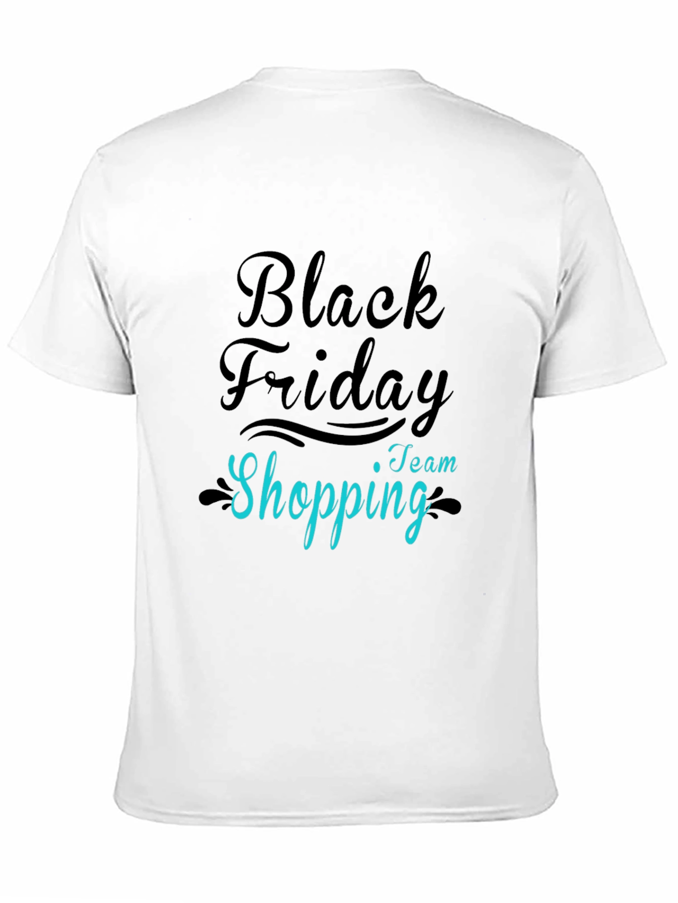 Black Friday Team Shopping Black Tee