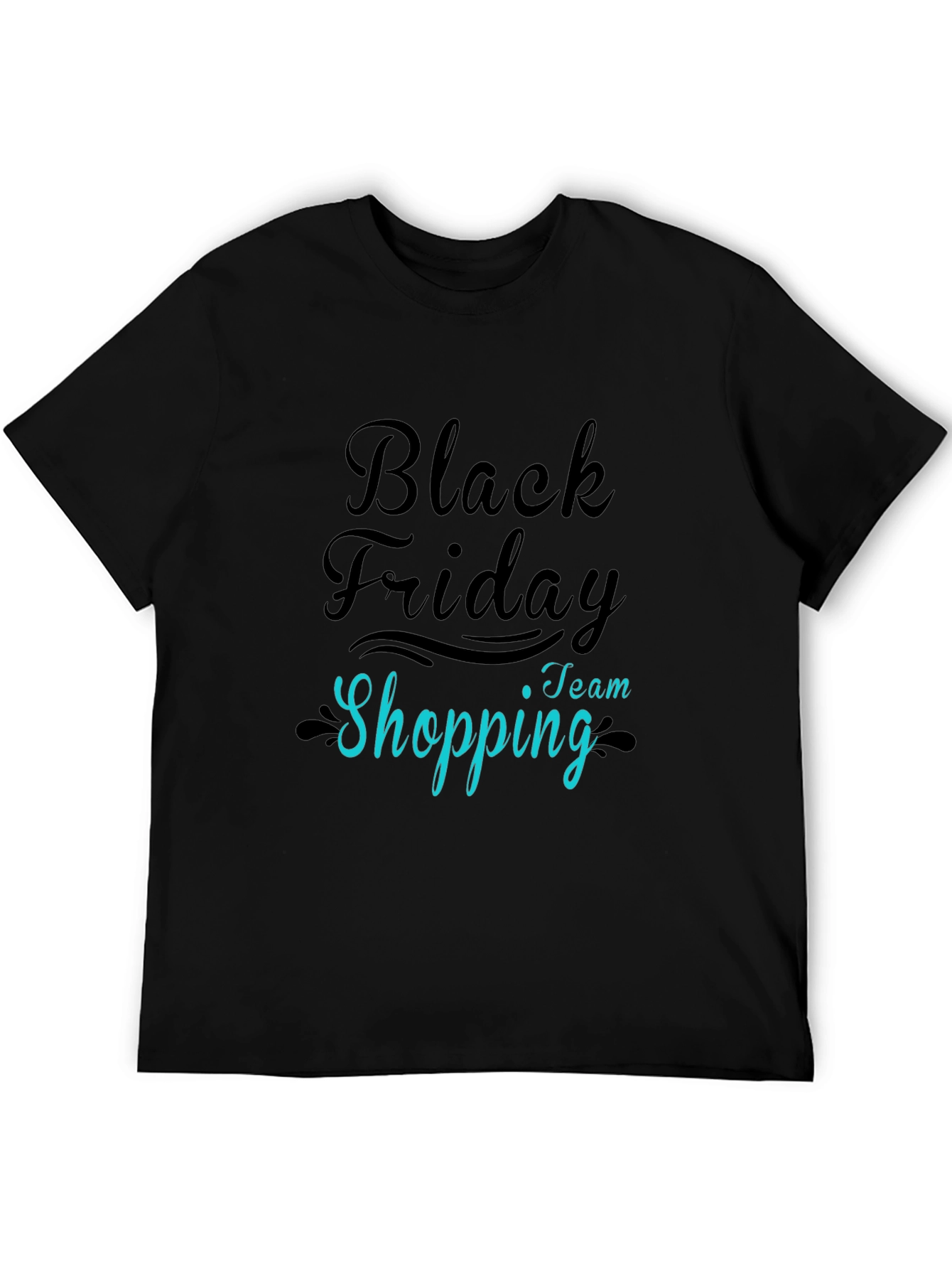 Black Friday Team Shopping Black Tee