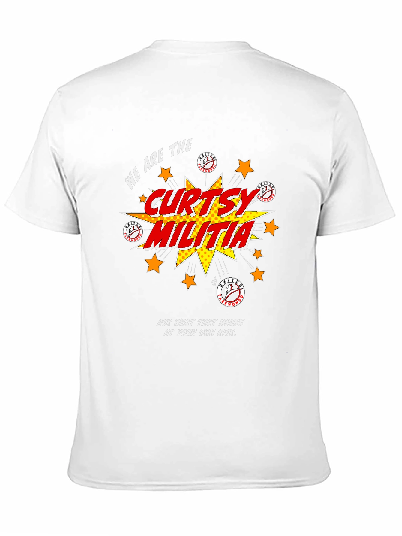Curtsy Militia Graphic Tee - Soft Cotton Shirt