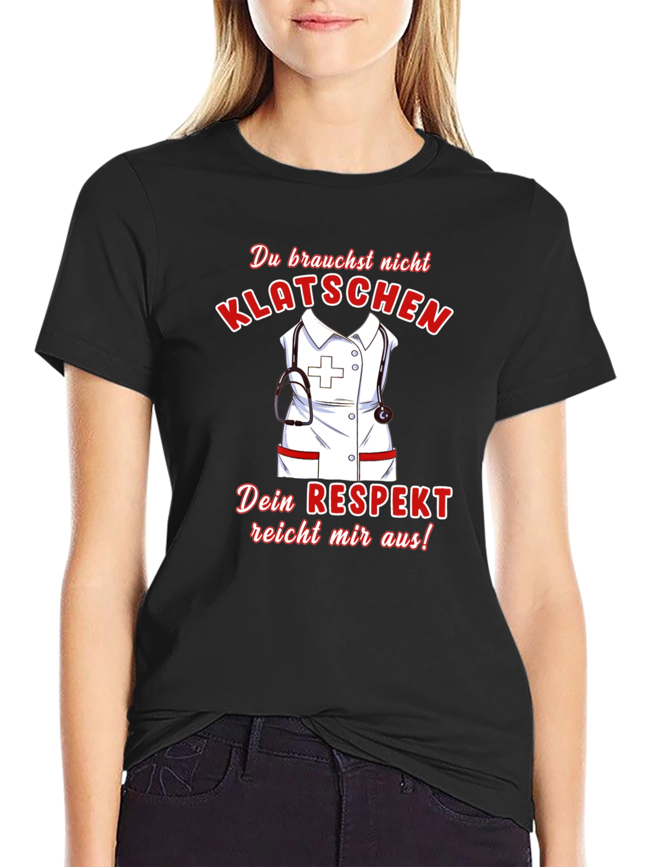Nurse Respect Graphic Tee - Klatsch Nicht Shirt
