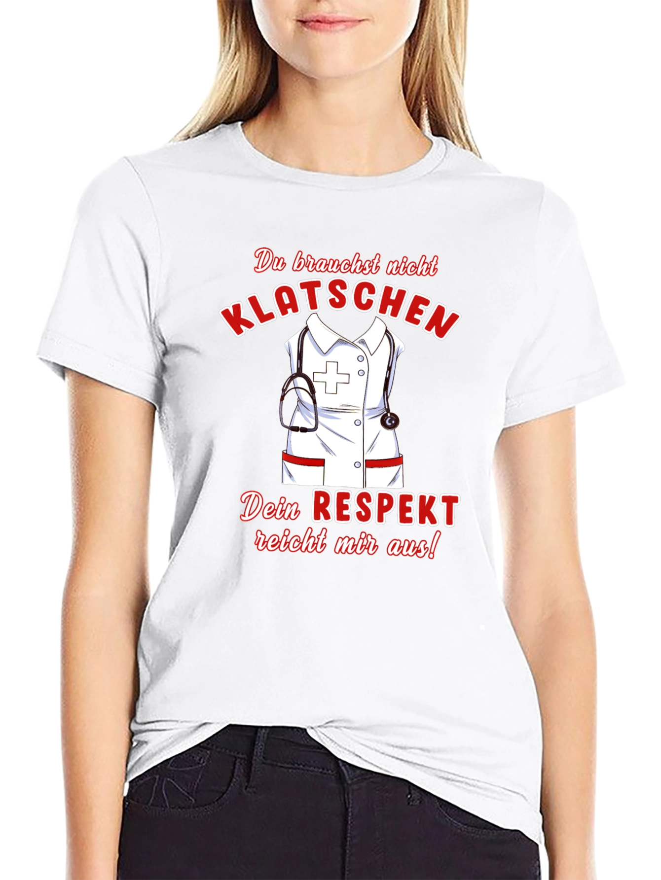 Nurse Respect Graphic Tee - Klatsch Nicht Shirt