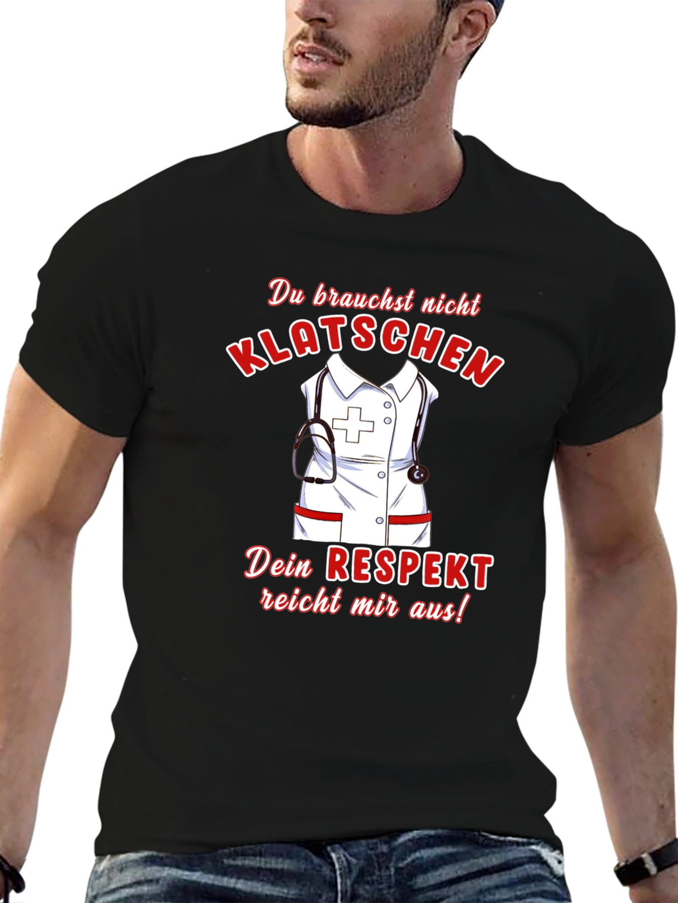 Nurse Respect Graphic Tee - Klatsch Nicht Shirt