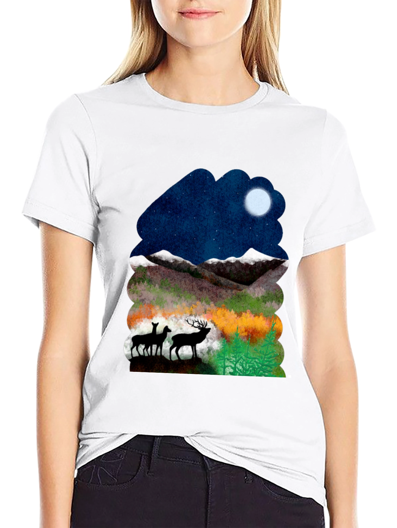 Deer Mountain Graphic Tee