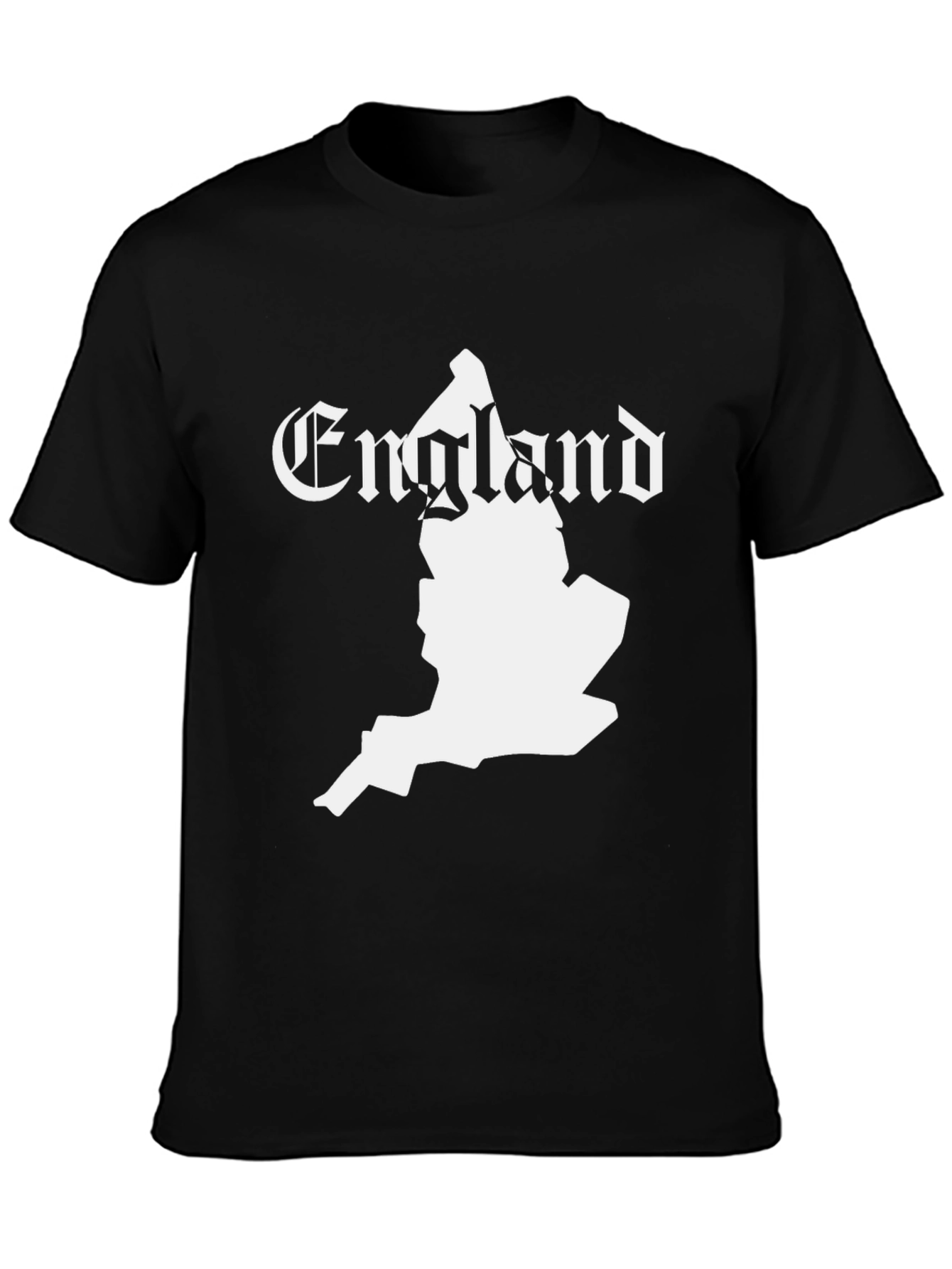 England Map T-Shirt - Black Country Pride Tee
