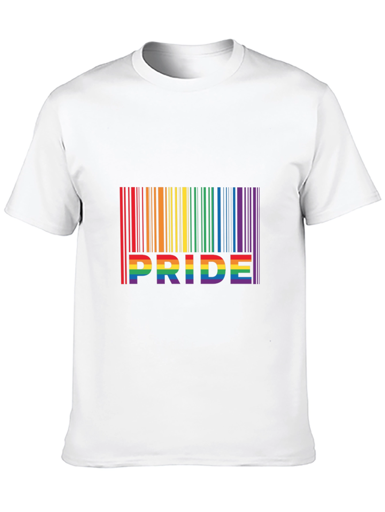 Pride Rainbow Barcode T-Shirt