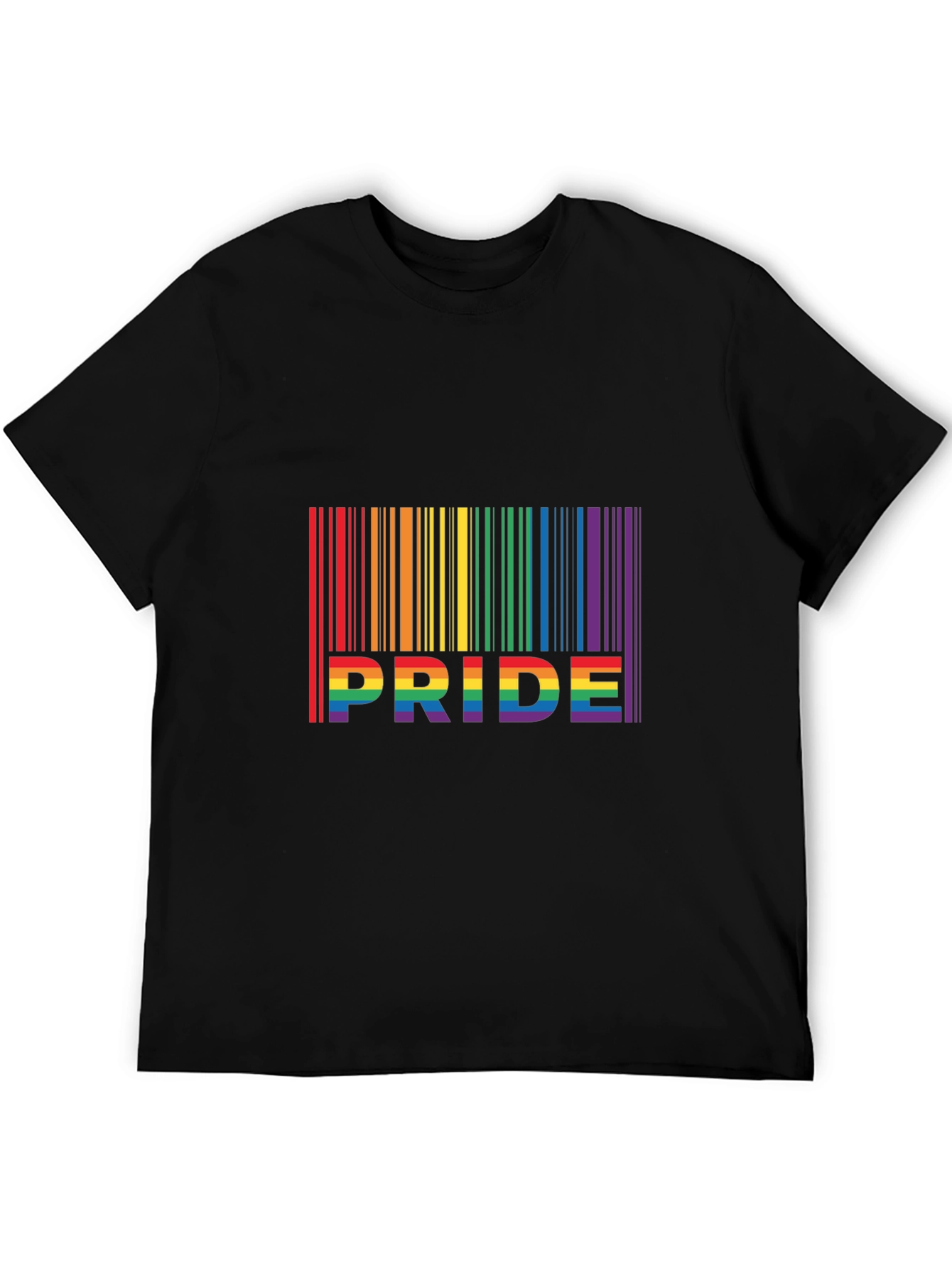Pride Rainbow Barcode T-Shirt
