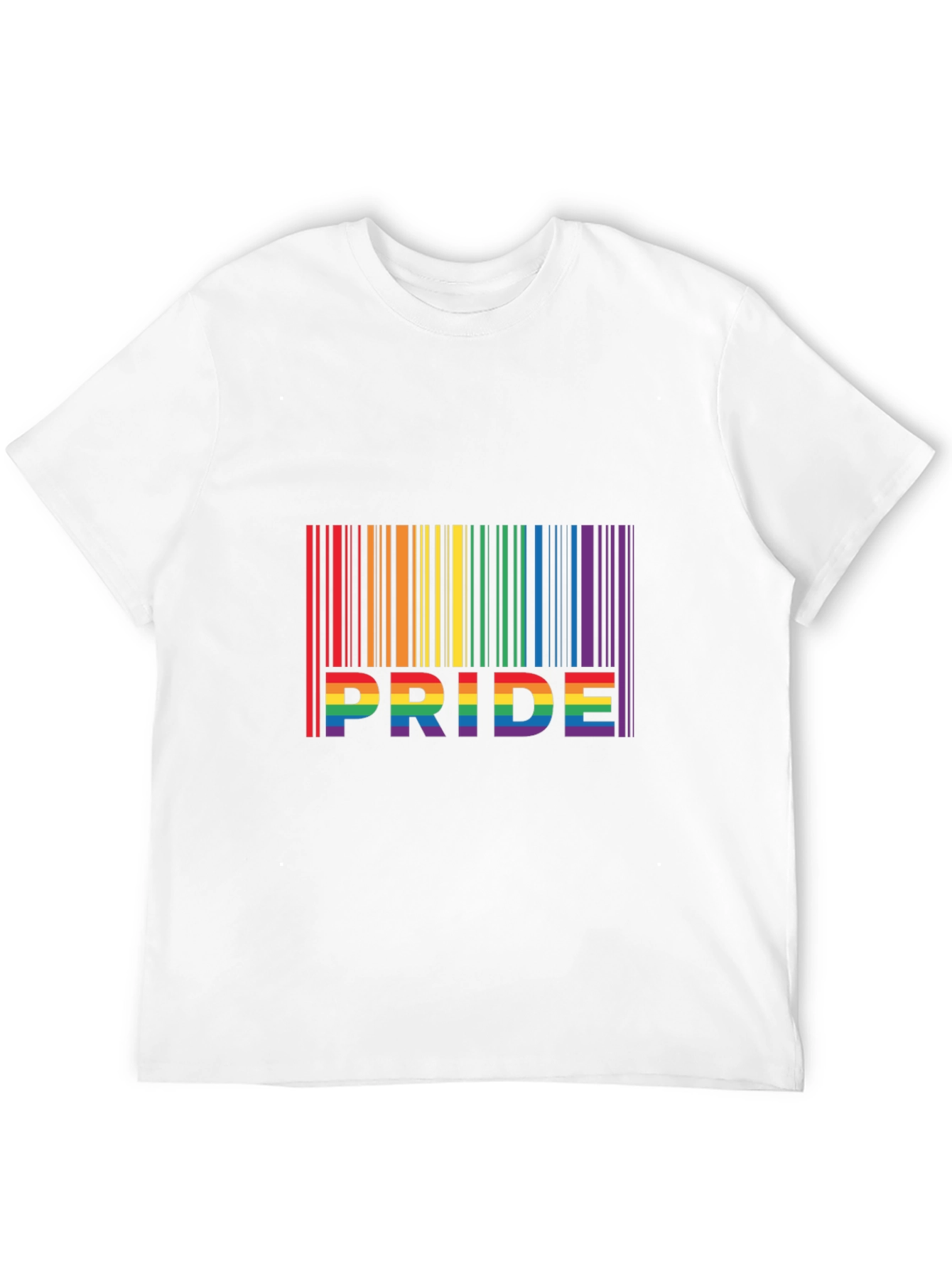 Pride Rainbow Barcode T-Shirt