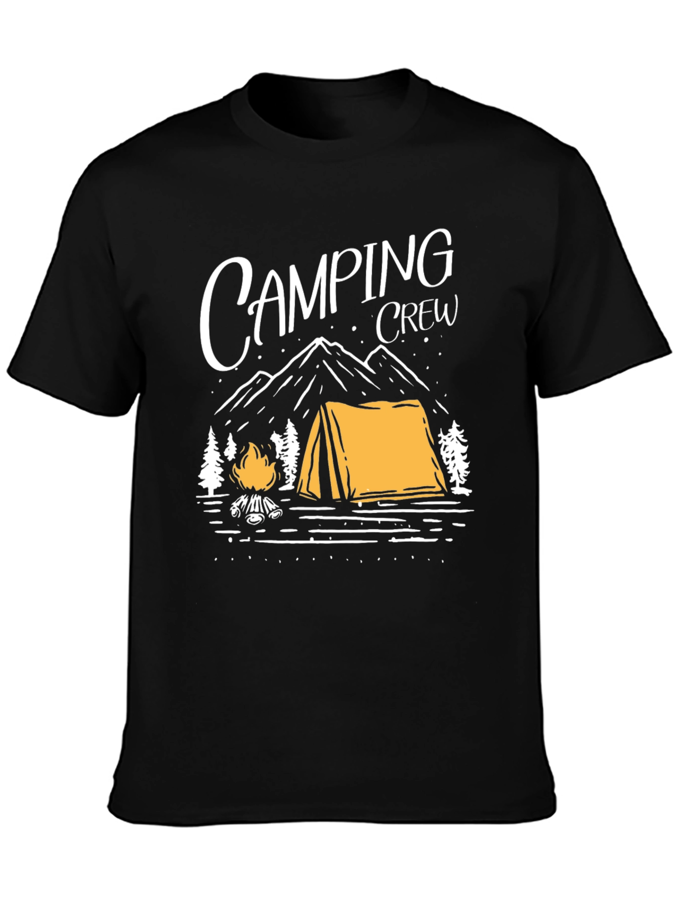 Camping Crew Graphic Tee - Outdoor Adventure Shirt