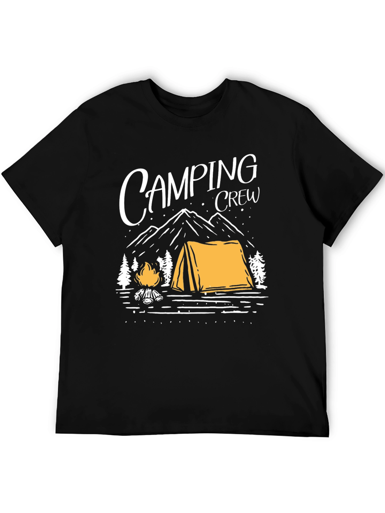 Camping Crew Graphic Tee - Outdoor Adventure Shirt