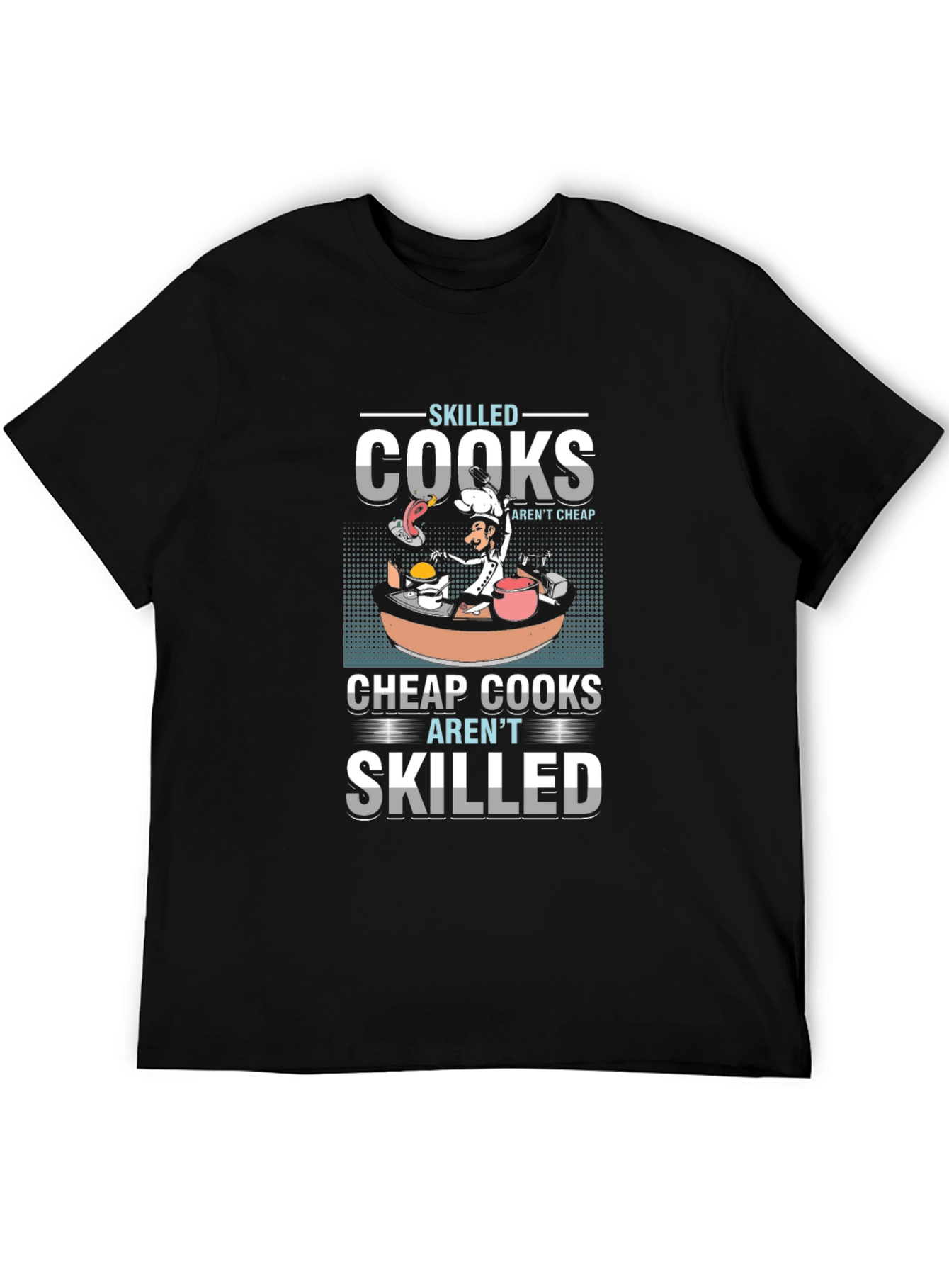 Skilled Cooks Graphic T-Shirt - Unique Culinary Design