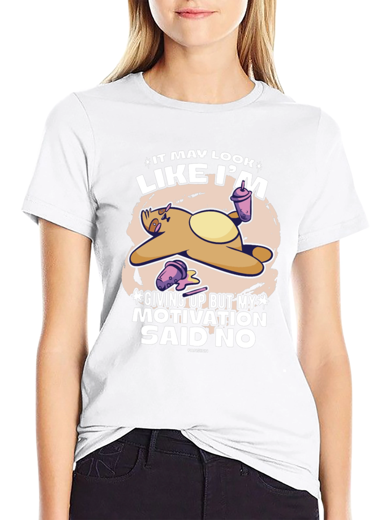 Funny Sloth Motivation T-Shirt