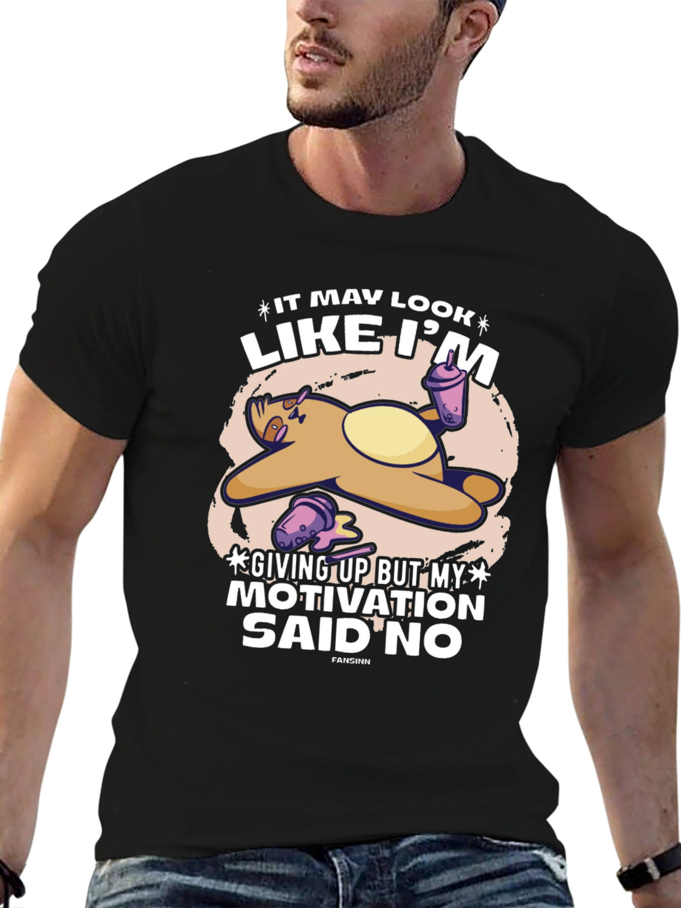 Funny Sloth Motivation T-Shirt