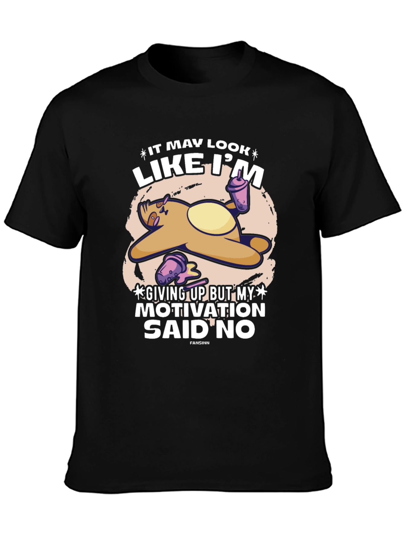 Funny Sloth Motivation T-Shirt
