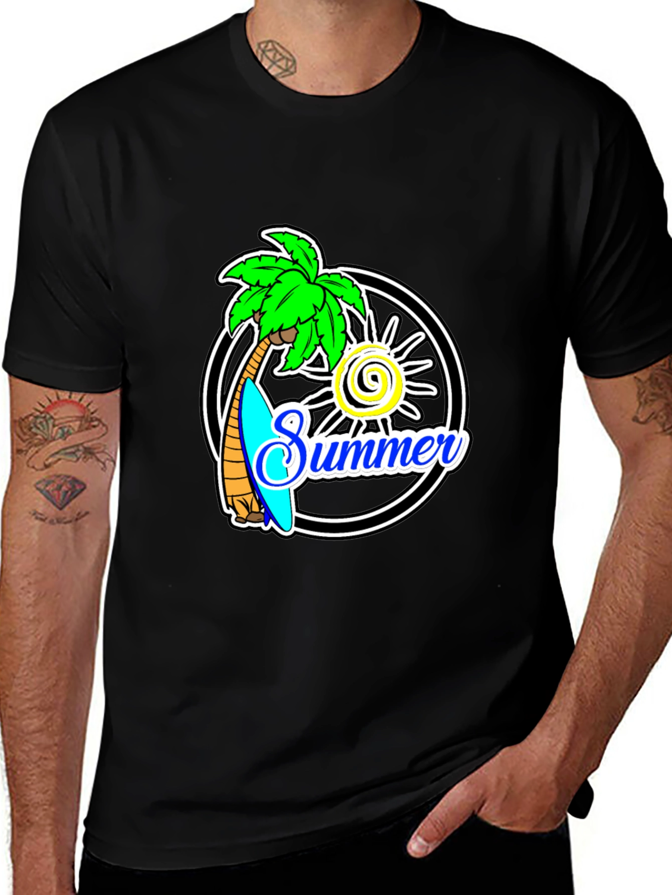 Summer Beach Vibes Graphic T-Shirt