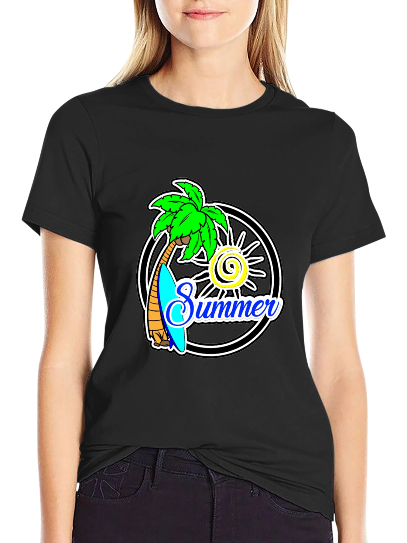 Summer Beach Vibes Graphic T-Shirt
