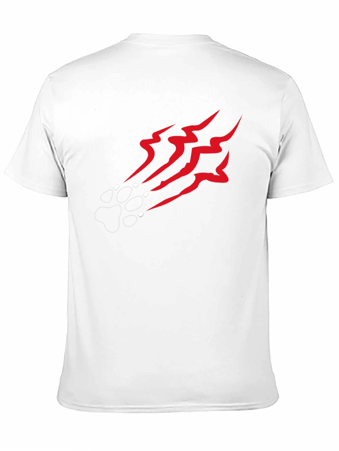Claw Mark Graphic Black T-Shirt