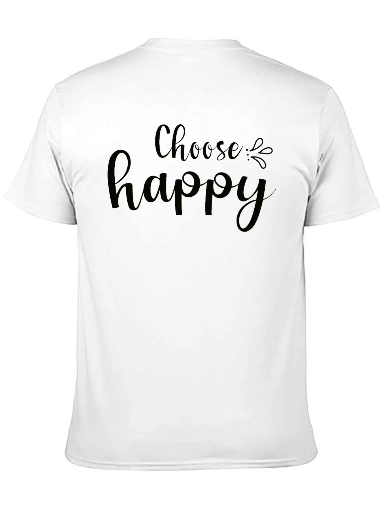 Choose Happy Graphic Tee - Black