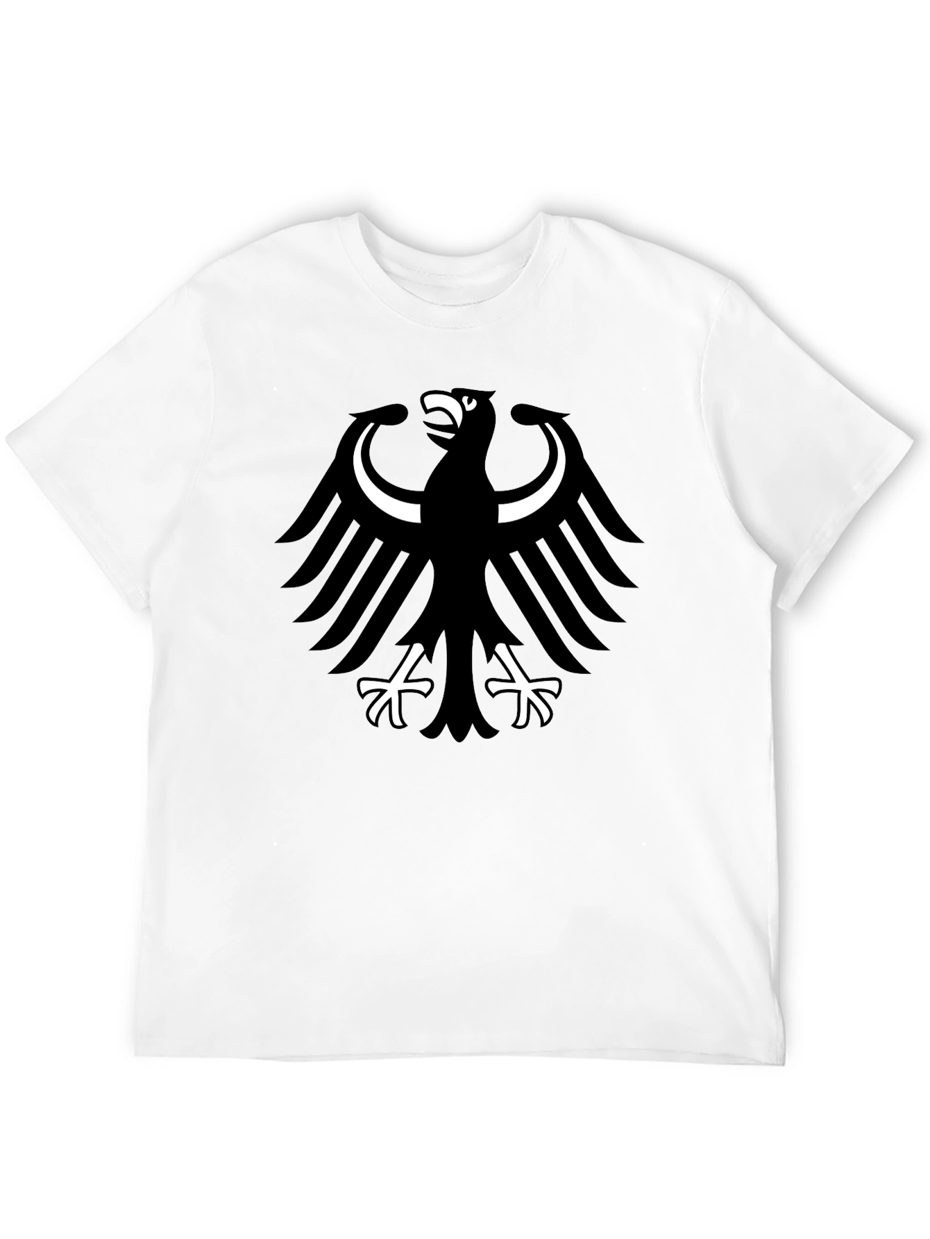 Black T-Shirt with Eagle Graphic