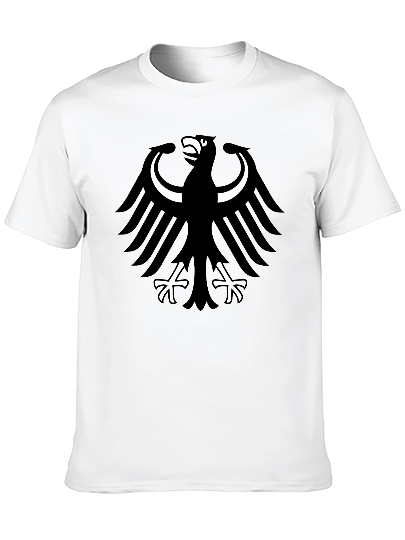Black T-Shirt with Eagle Graphic