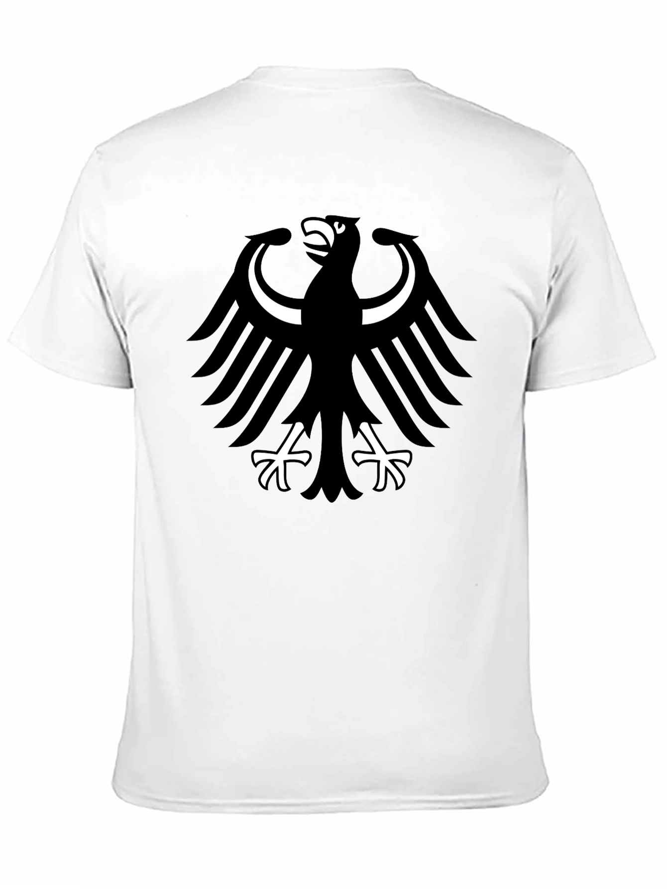 Black T-Shirt with Eagle Graphic
