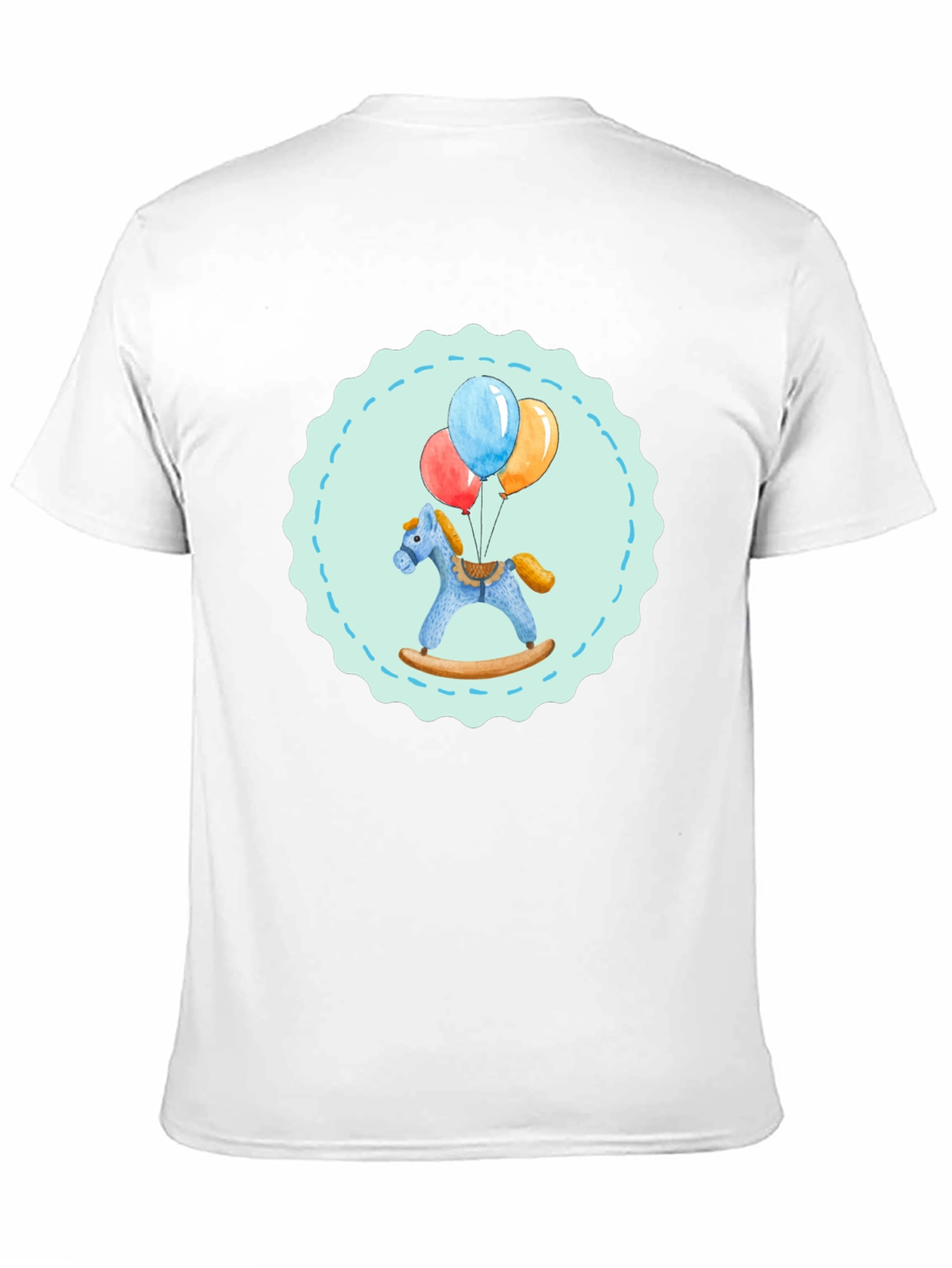 Toy Horse and Balloons Graphic Tee