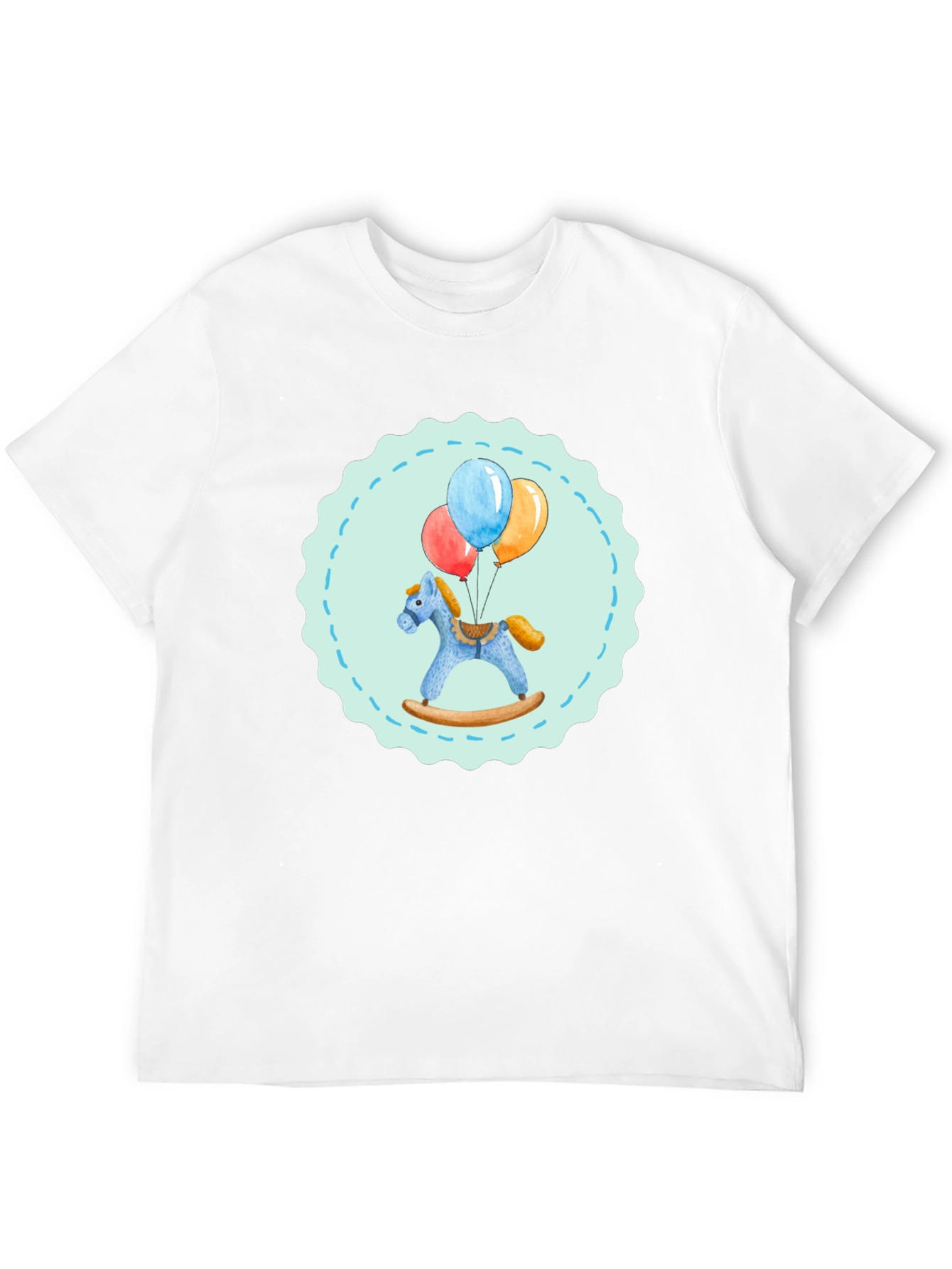 Toy Horse and Balloons Graphic Tee