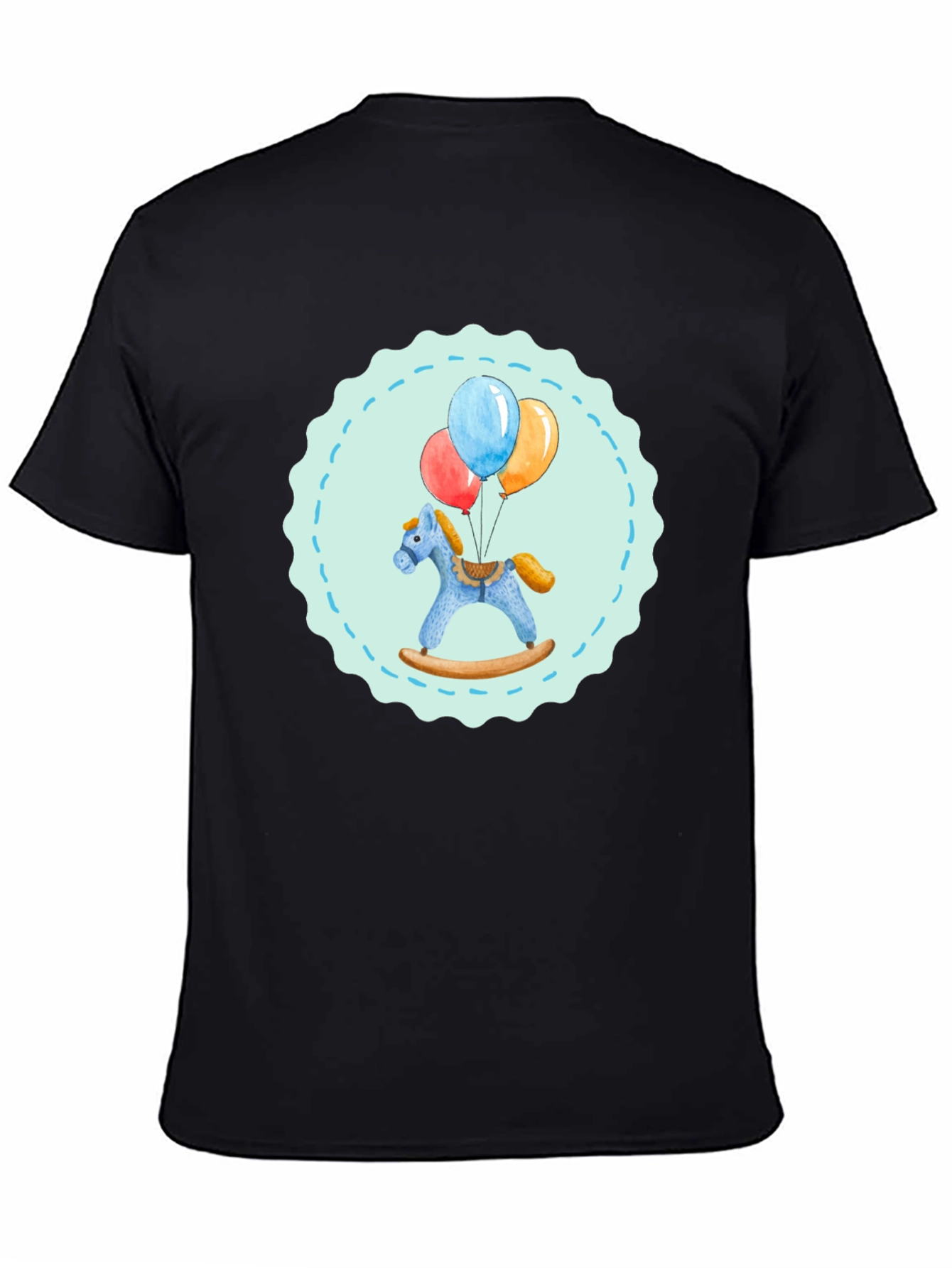 Toy Horse and Balloons Graphic Tee