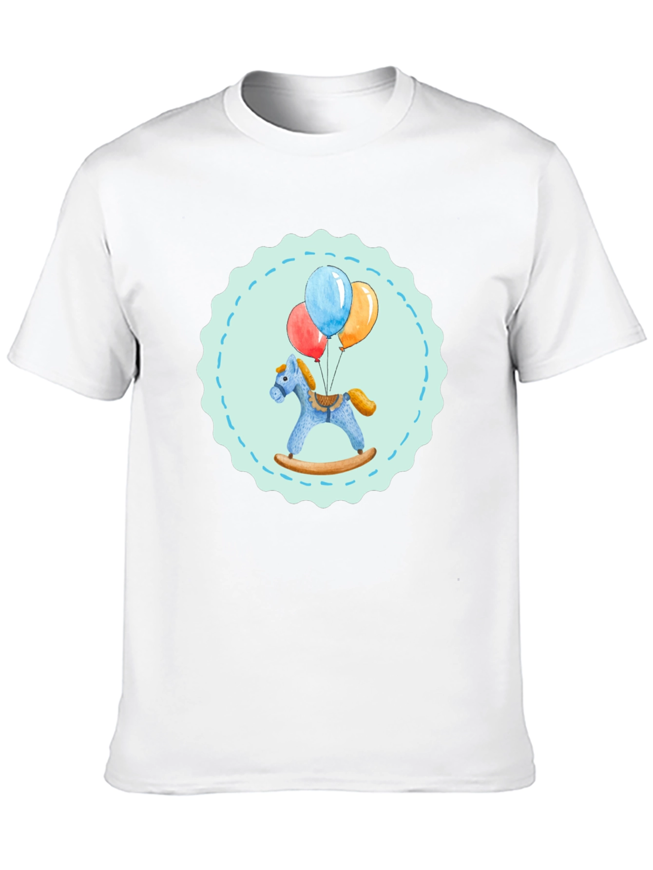 Toy Horse and Balloons Graphic Tee