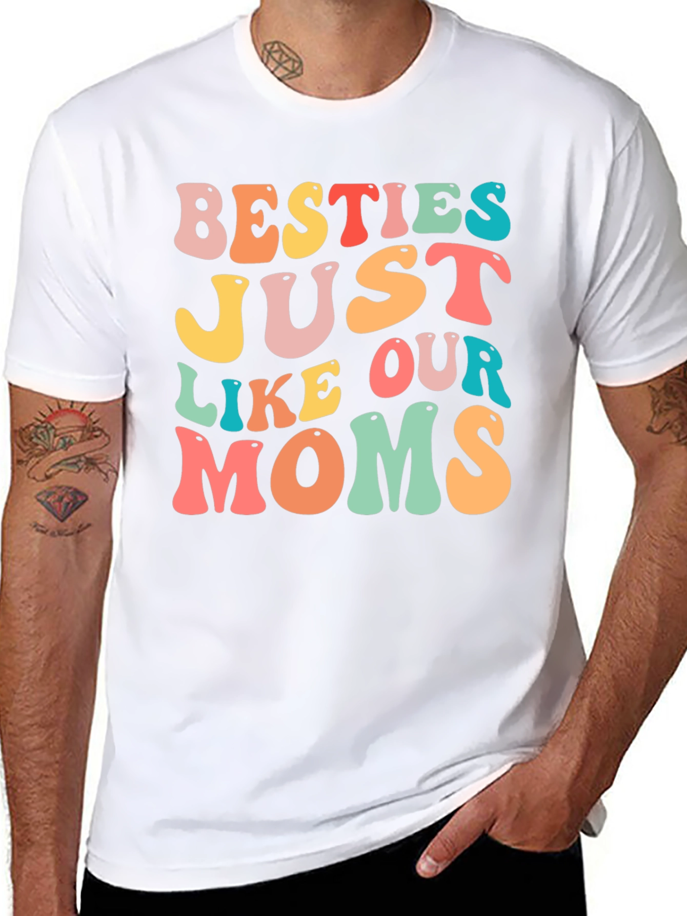 Besties Like Our Moms Graphic T-Shirt