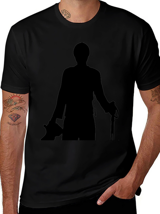 Silhouette Graphic Tee - Mens Black T-Shirt