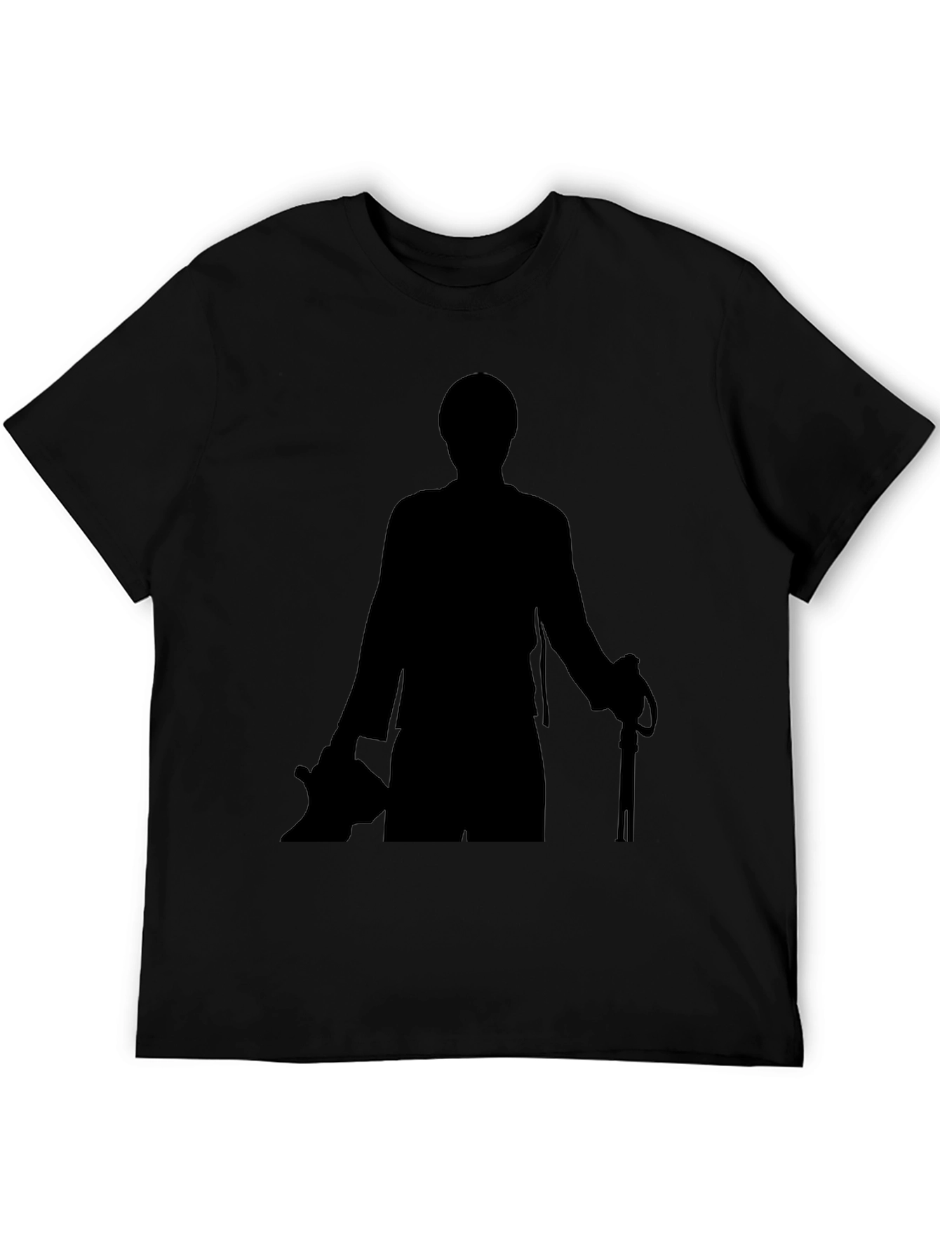 Silhouette Graphic Tee - Mens Black T-Shirt