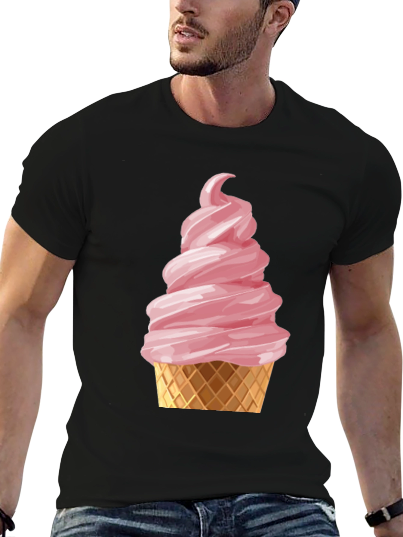 Ice Cream Cone Graphic T-Shirt