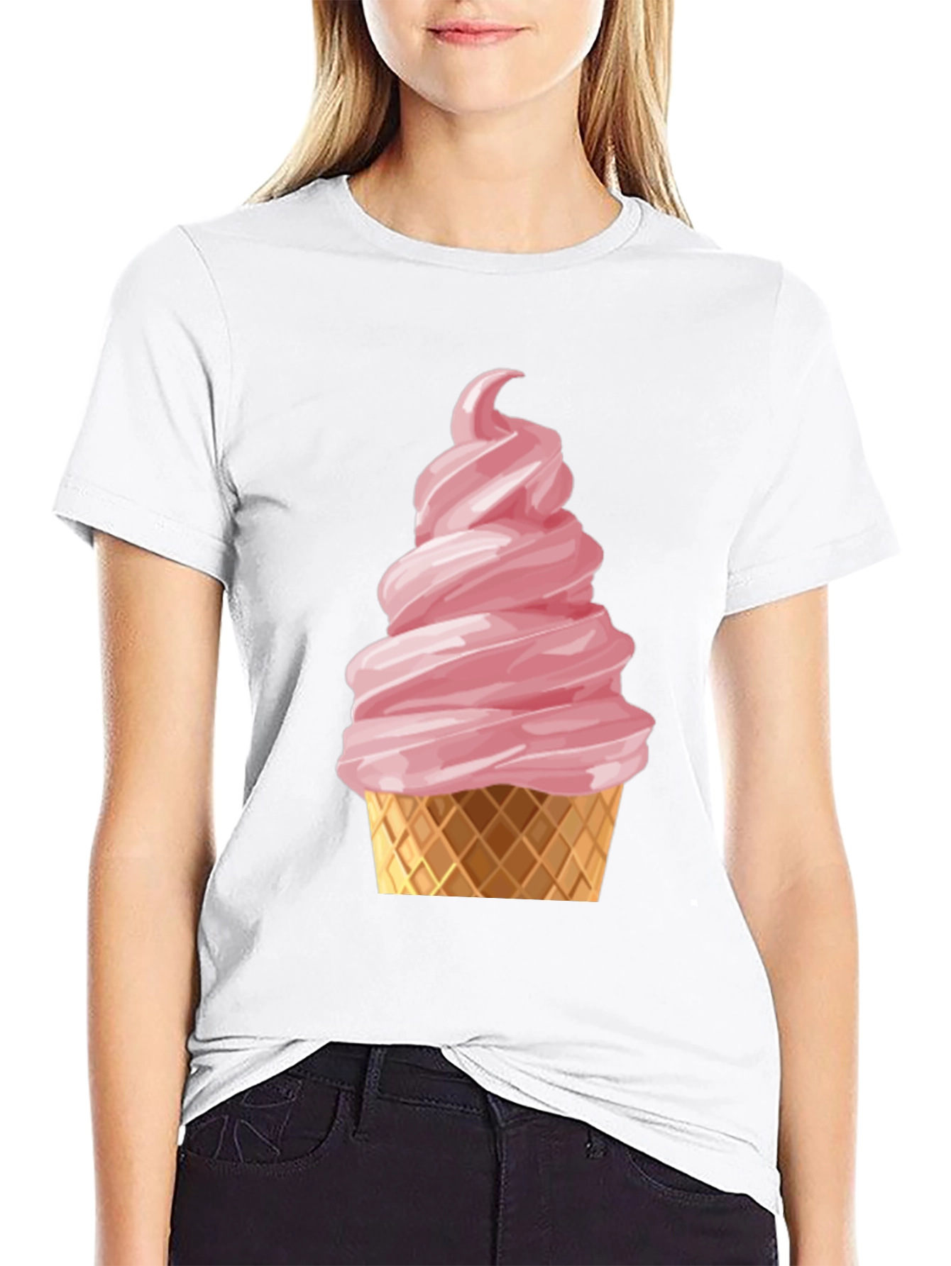 Ice Cream Cone Graphic T-Shirt